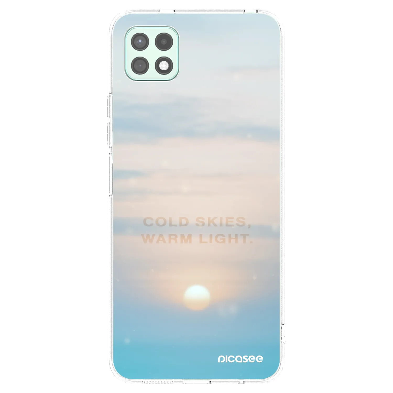 Picasee διαφανής θήκη σιλικόνης Samsung Galaxy A22 A226B 5G - COLD SKIES