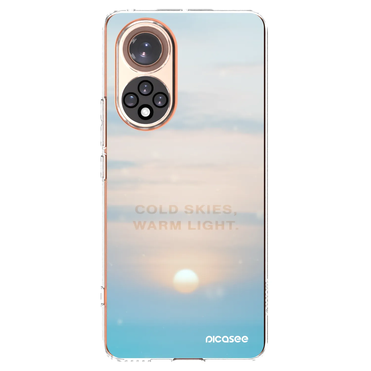 Picasee διαφανής θήκη σιλικόνης Huawei Nova 9 - COLD SKIES