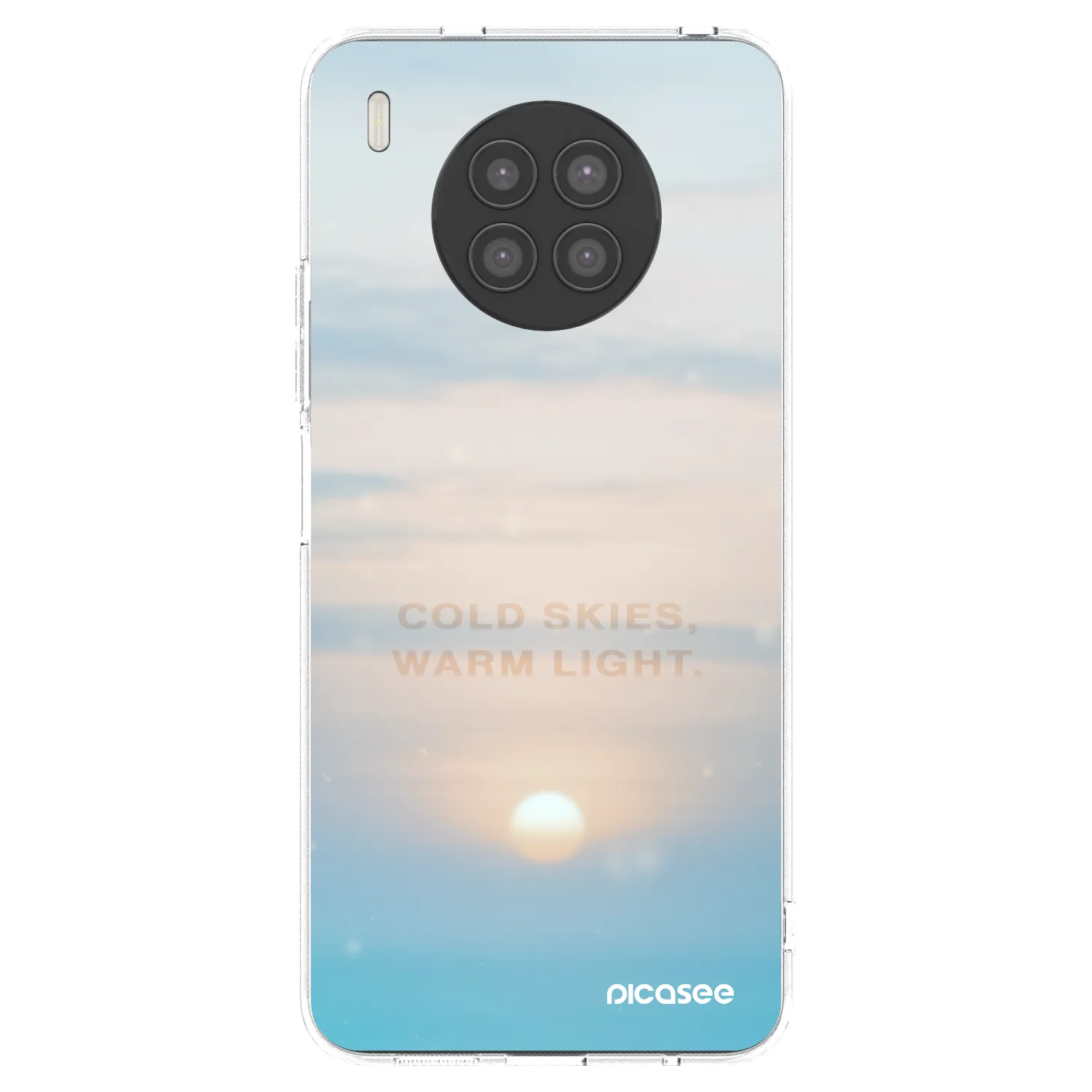 Picasee διαφανής θήκη σιλικόνης Huawei Nova 8i - COLD SKIES