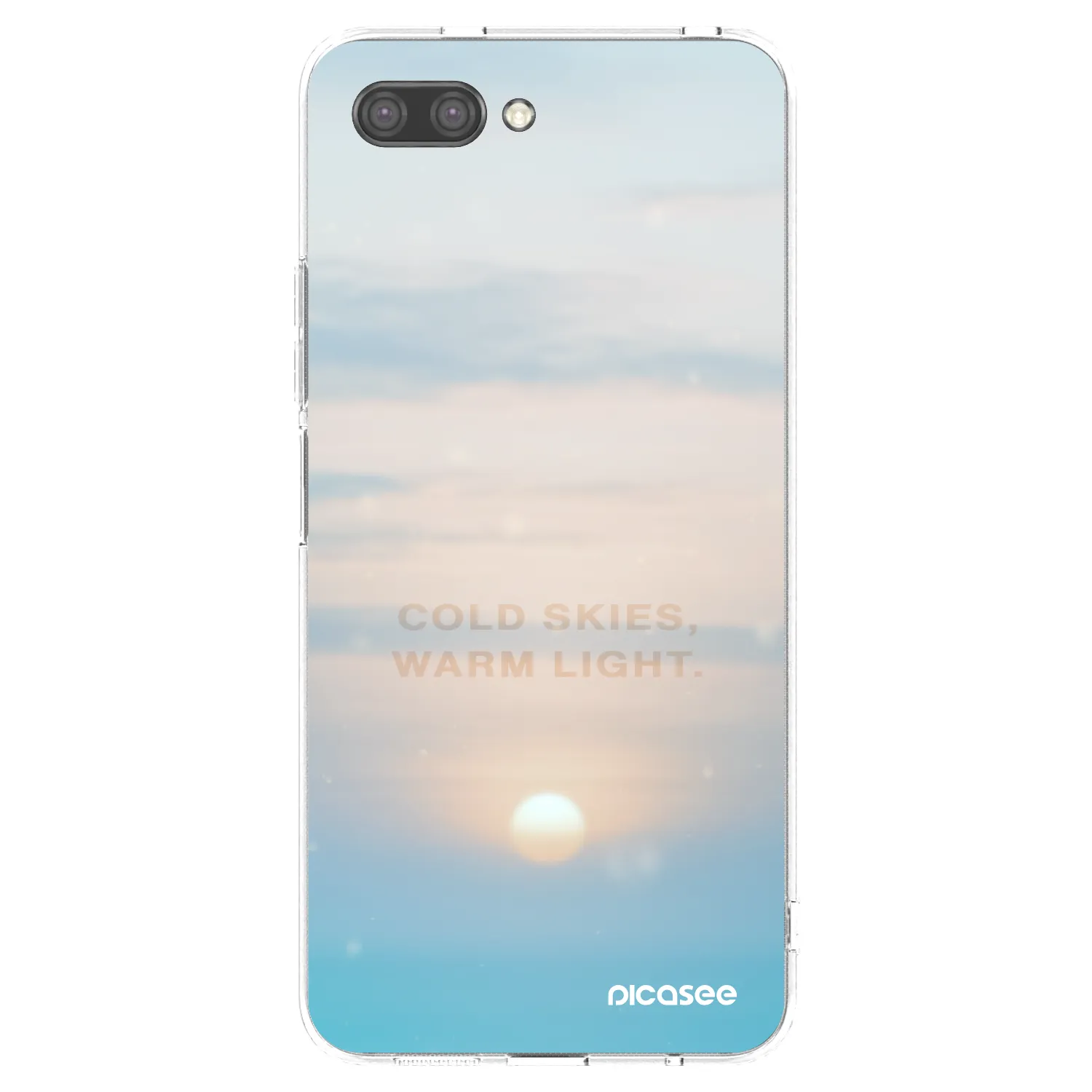 Picasee διαφανής θήκη σιλικόνης Honor 10 - COLD SKIES
