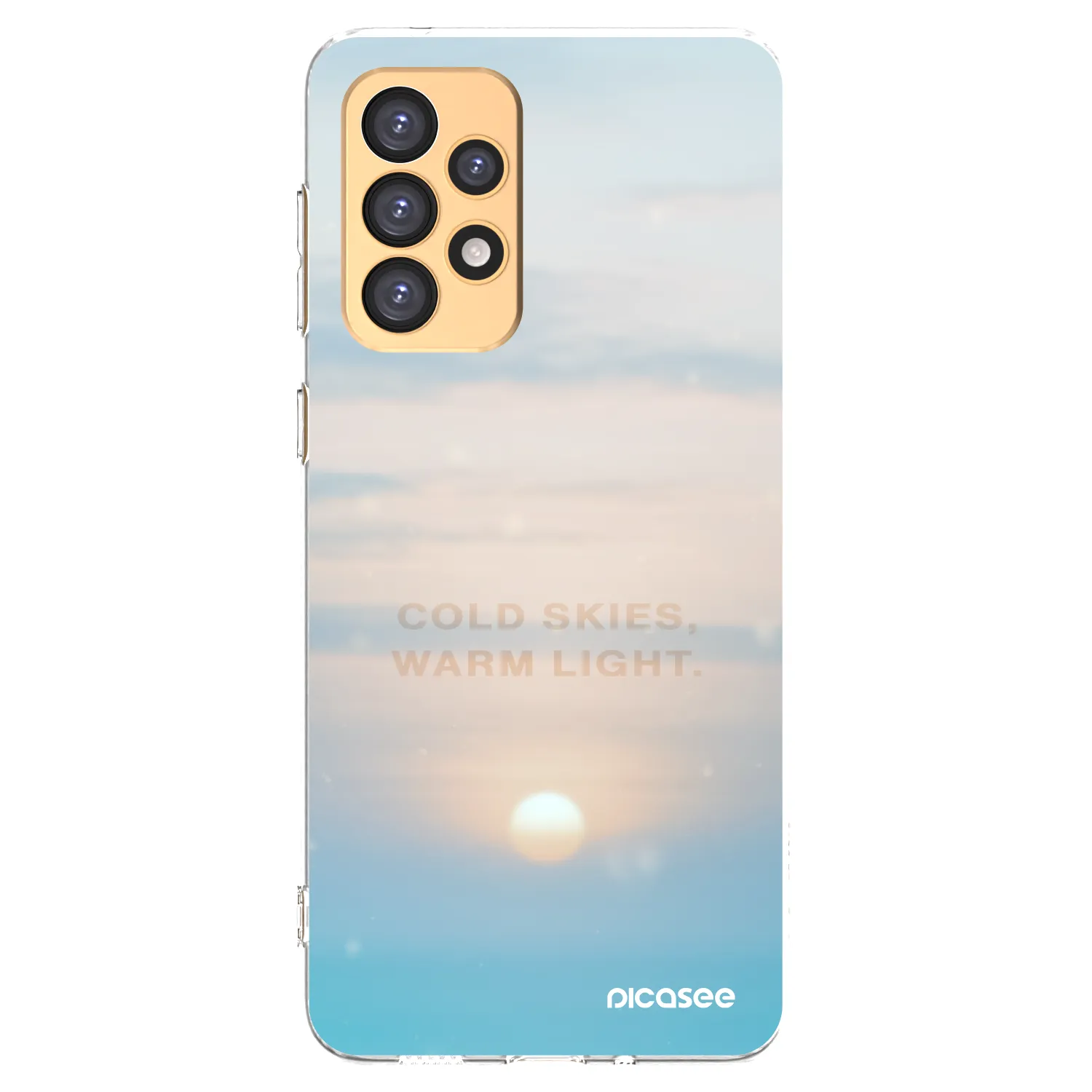 Picasee διαφανής θήκη σιλικόνης Samsung Galaxy A33 5G A336 - COLD SKIES
