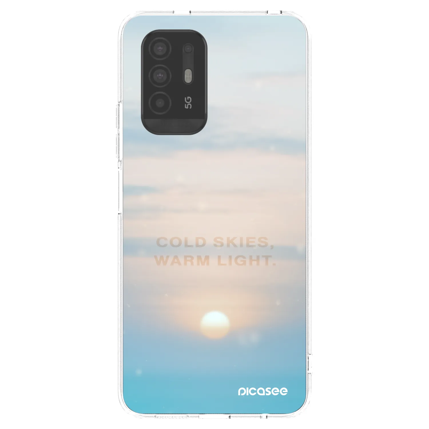 Picasee διαφανής θήκη σιλικόνης OPPO A94 5G - COLD SKIES