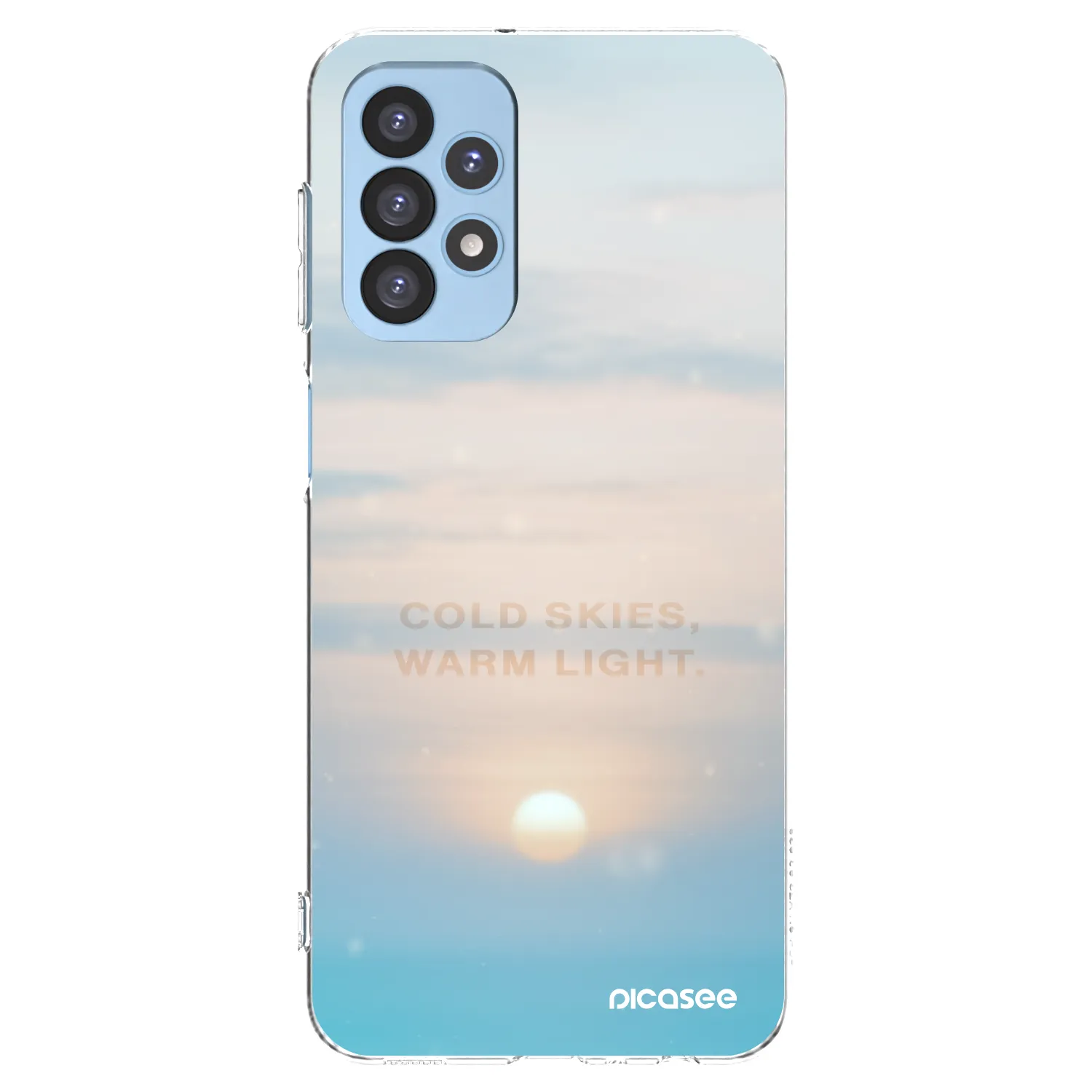 Picasee διαφανής θήκη σιλικόνης Samsung Galaxy A23 A235F 4G - COLD SKIES