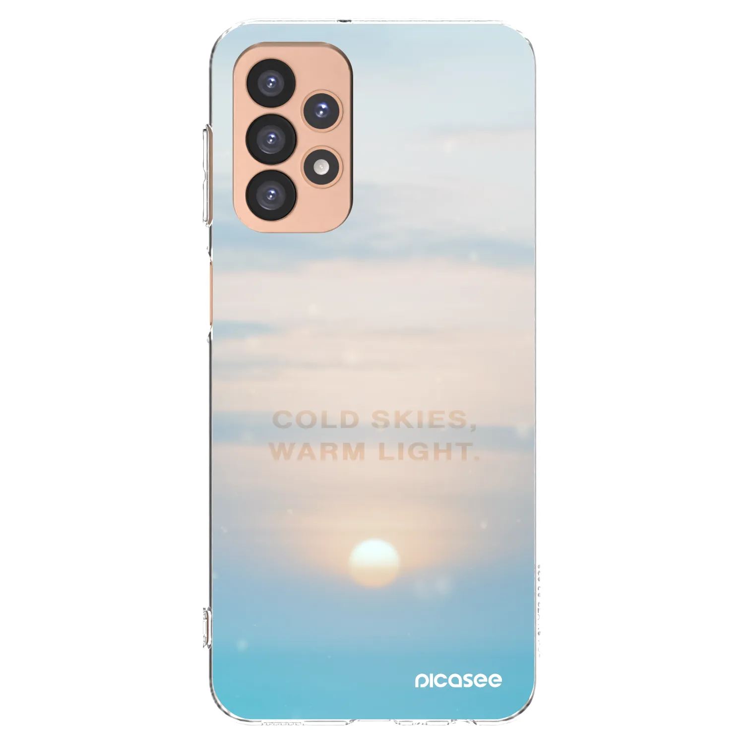Picasee διαφανής θήκη σιλικόνης Samsung Galaxy A23 A236B 5G - COLD SKIES