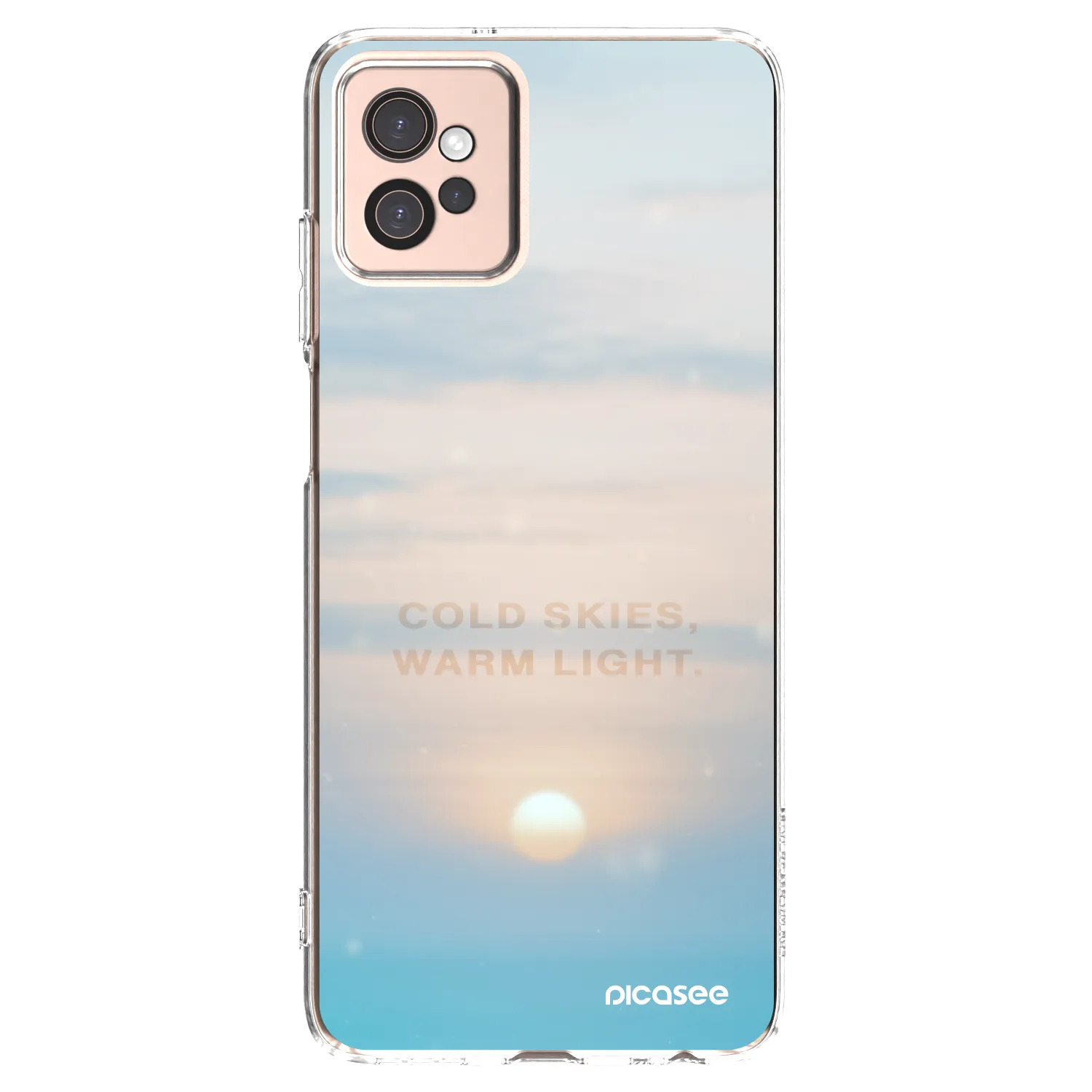 Picasee διαφανής θήκη σιλικόνης Motorola Moto G32 - COLD SKIES