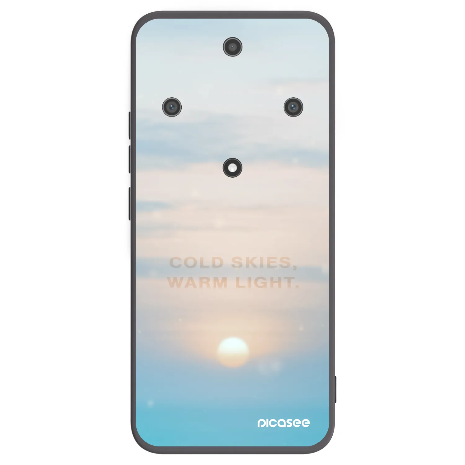 Picasee Μαύρη θήκη σιλικόνης για Honor Magic5 Lite 5G - COLD SKIES