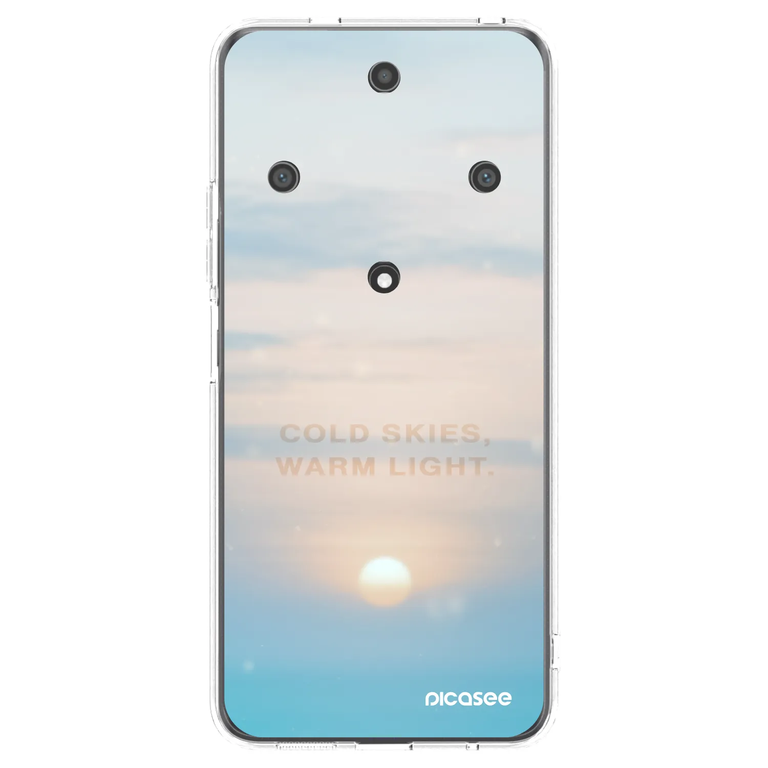 Picasee διαφανής θήκη σιλικόνης Honor Magic5 Lite 5G - COLD SKIES