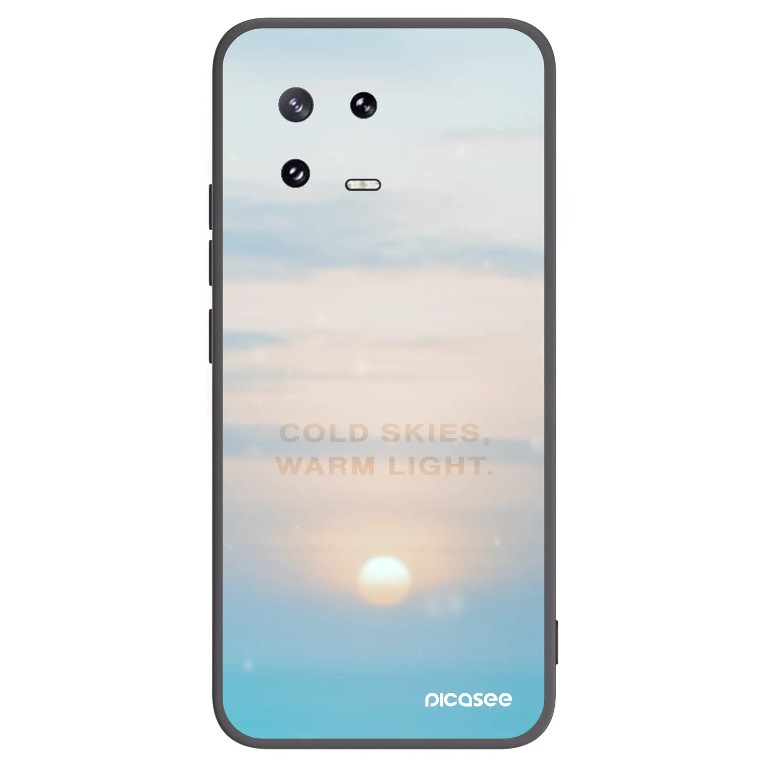 Picasee Μαύρη θήκη σιλικόνης για Xiaomi 13 Pro - COLD SKIES