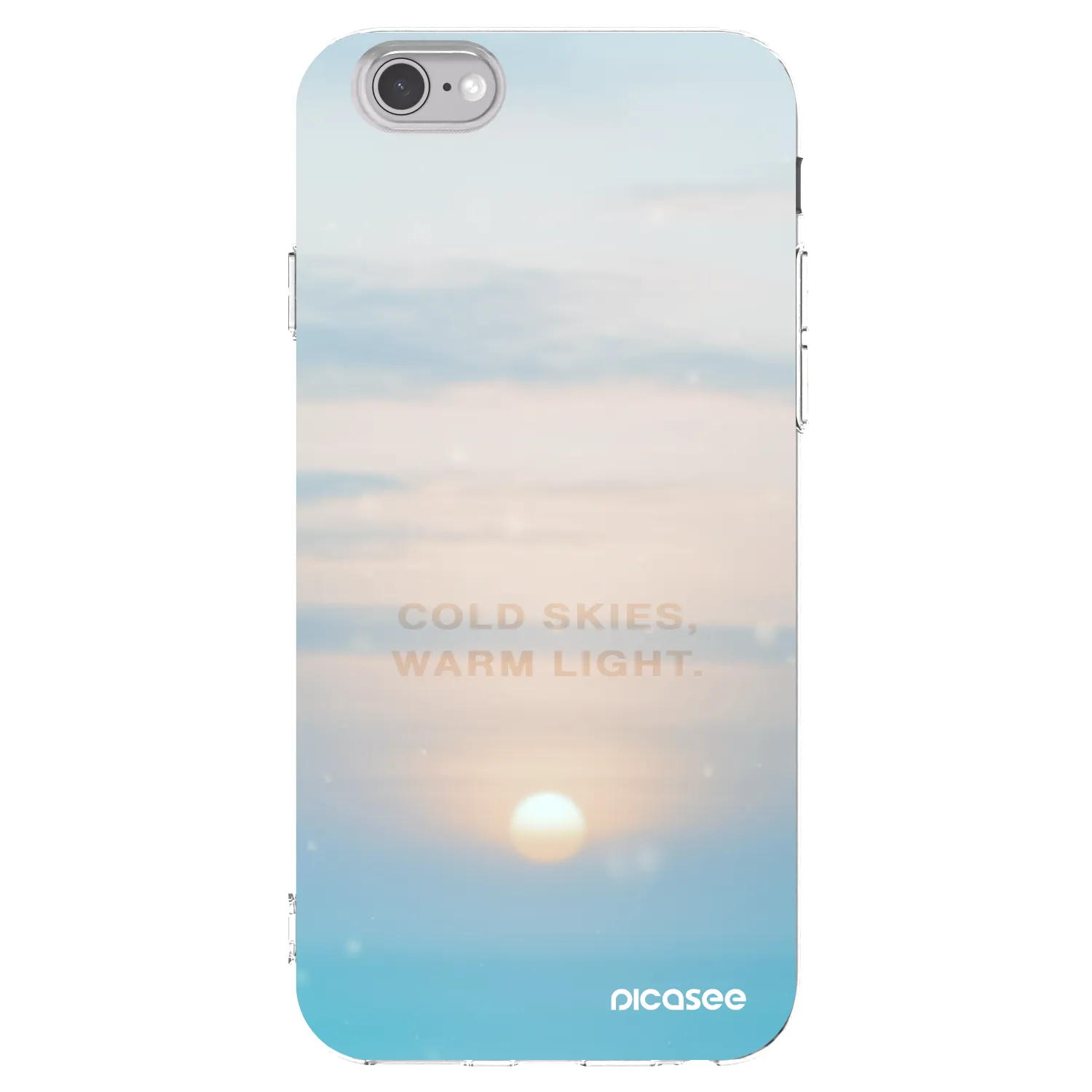 Picasee διαφανής θήκη σιλικόνης Apple iPhone 6/6S - COLD SKIES