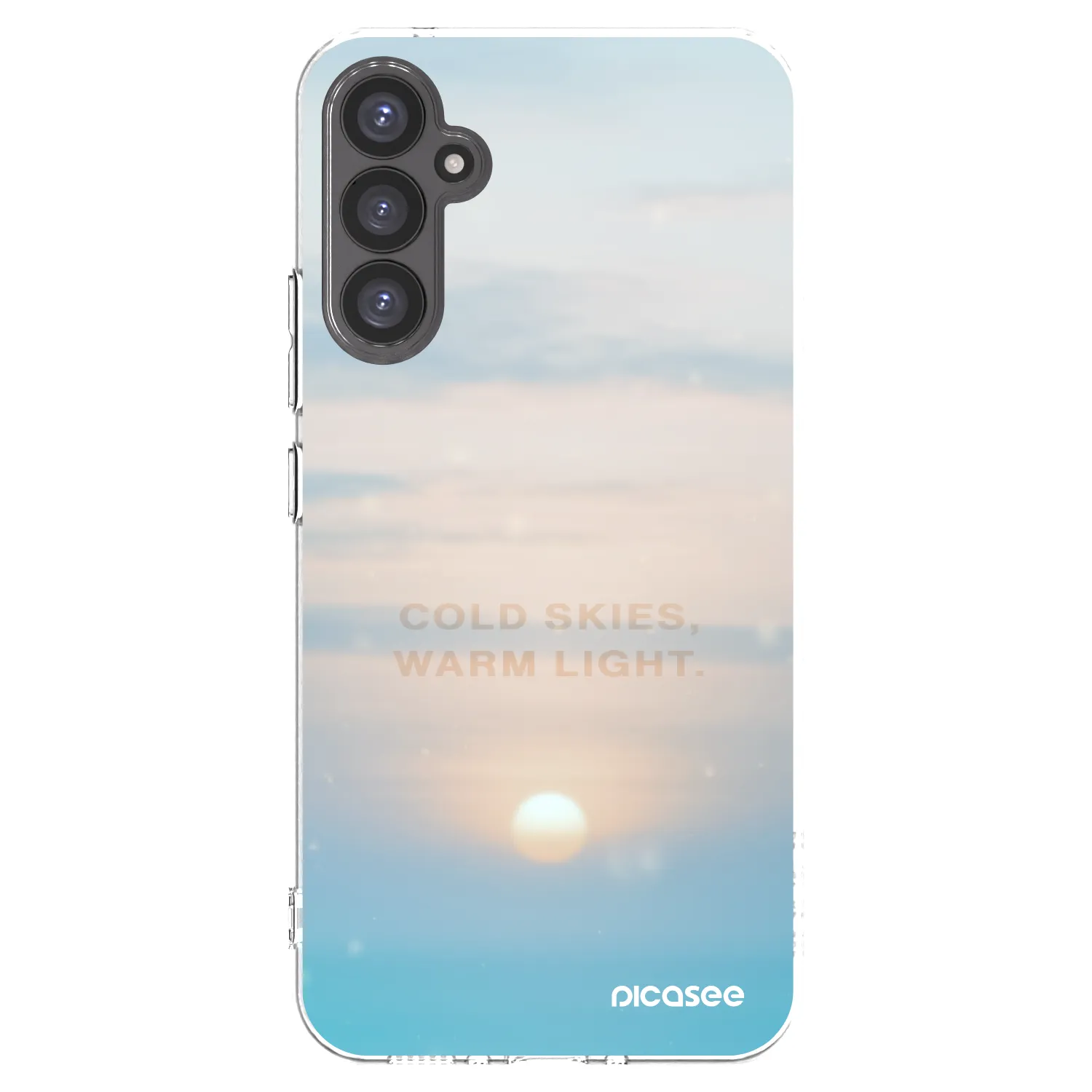 Picasee διαφανής θήκη σιλικόνης Samsung Galaxy A34 5G A346B - COLD SKIES