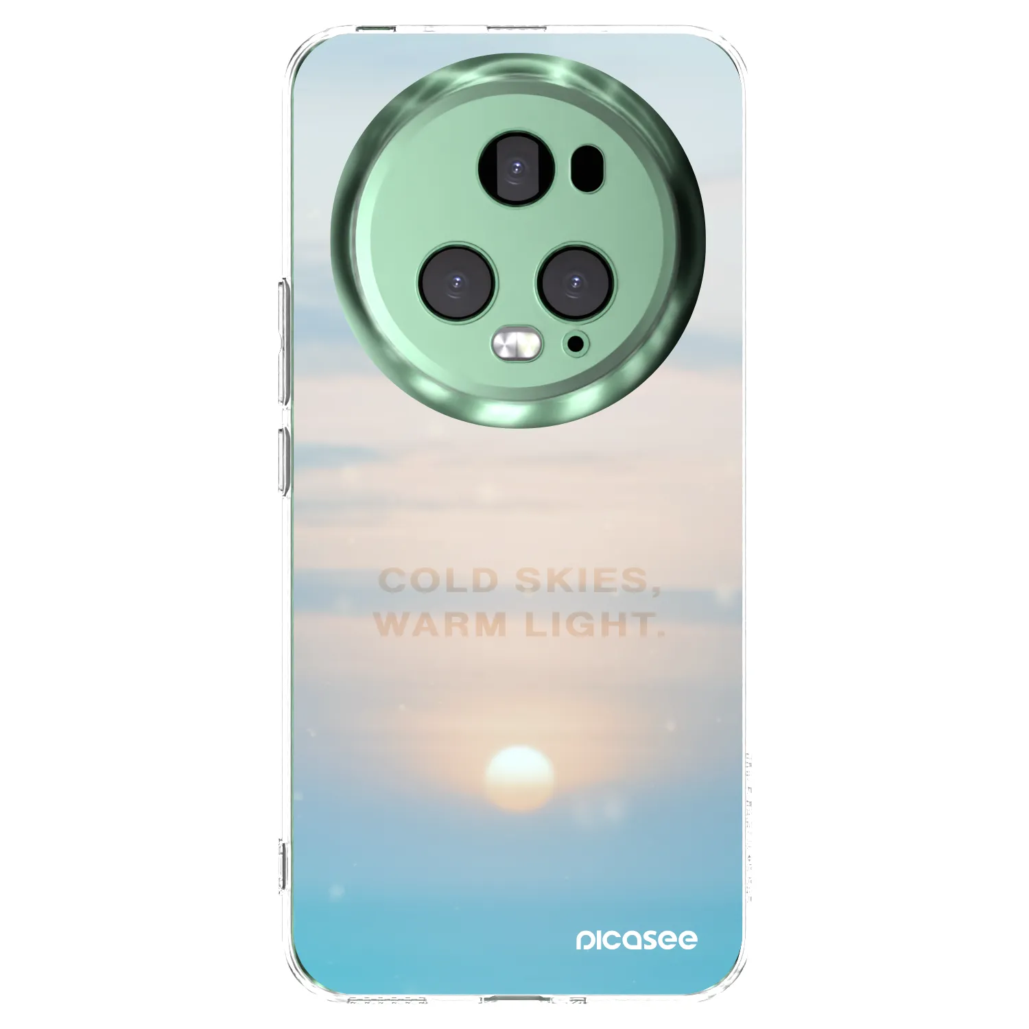 Picasee διαφανής θήκη σιλικόνης Honor Magic5 Pro - COLD SKIES