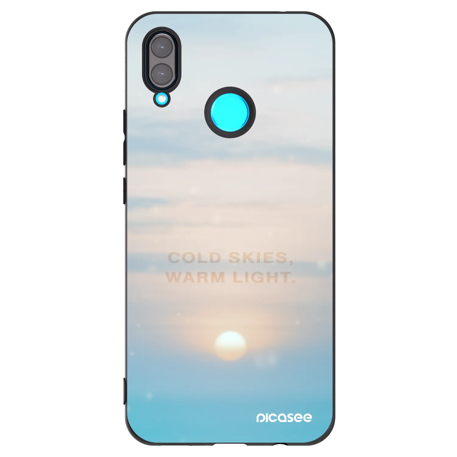 Picasee Μαύρη θήκη σιλικόνης για Huawei Nova 3i - COLD SKIES