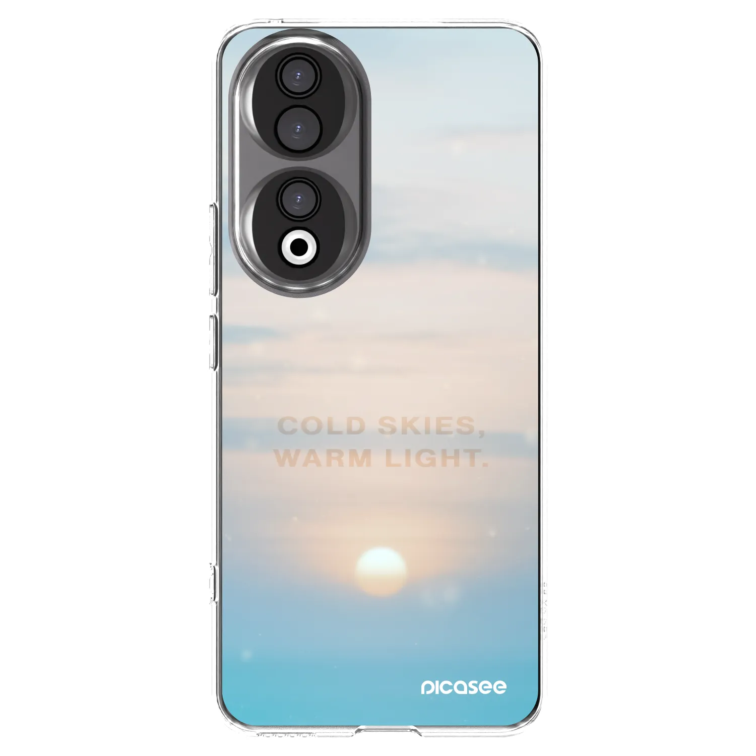 Picasee διαφανής θήκη σιλικόνης Honor 90 5G - COLD SKIES
