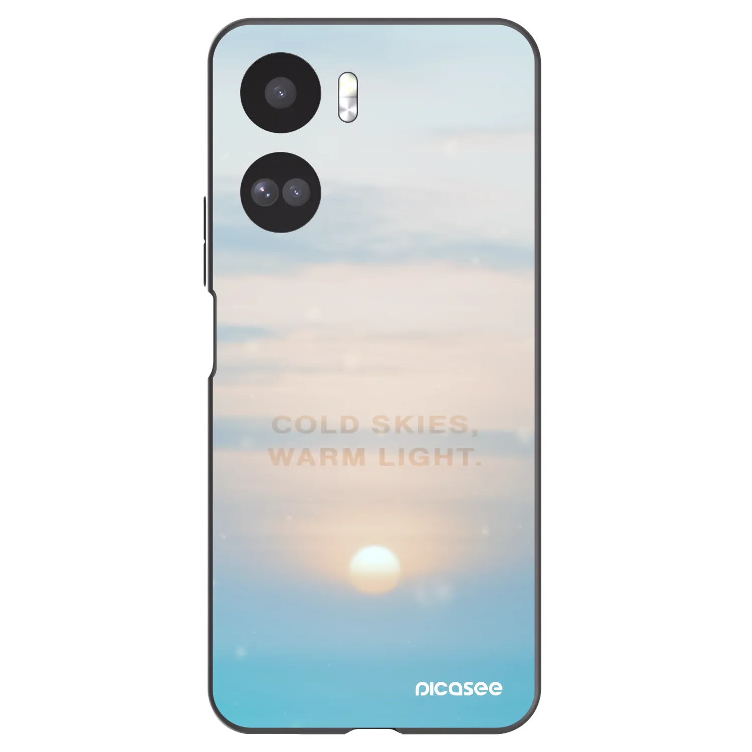 Picasee Μαύρη θήκη σιλικόνης για Honor 90 Lite 5G - COLD SKIES