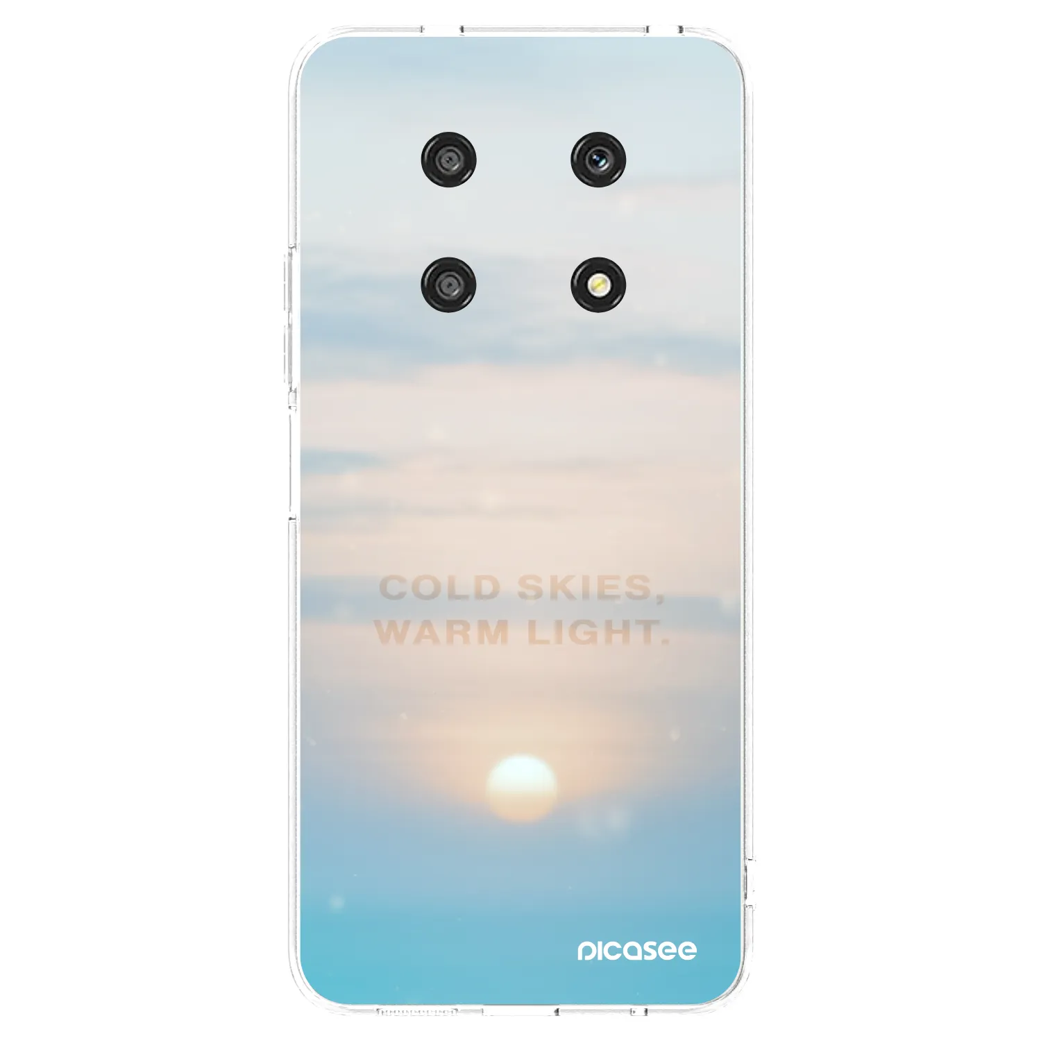 Picasee διαφανής θήκη σιλικόνης Honor Magic4 Lite 5G - COLD SKIES