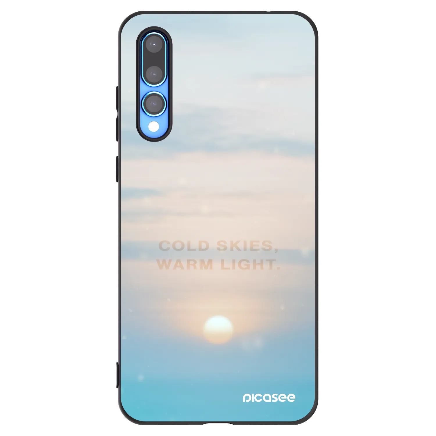 Picasee Μαύρη θήκη σιλικόνης για Huawei P20 Pro - COLD SKIES