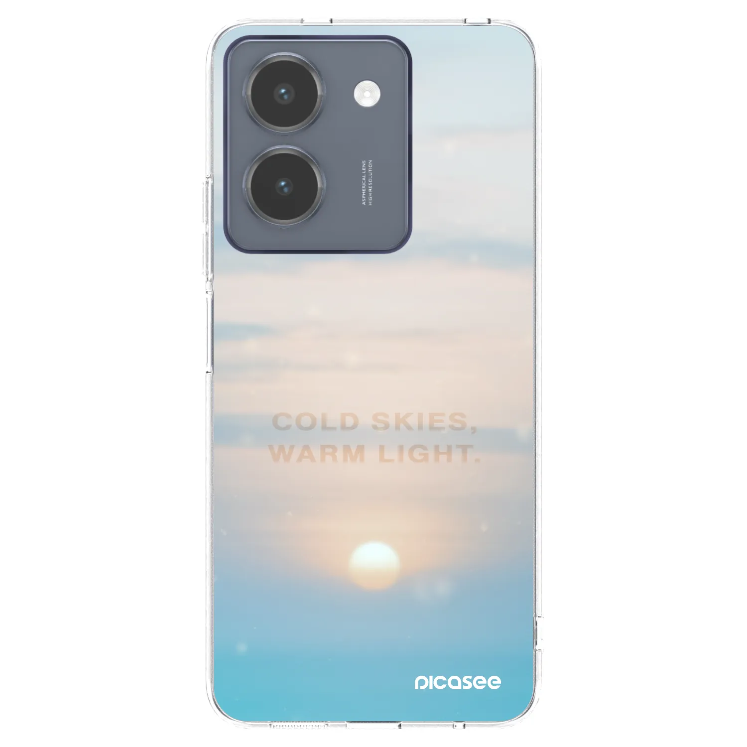 Picasee διαφανής θήκη σιλικόνης Vivo Y36 4G - COLD SKIES