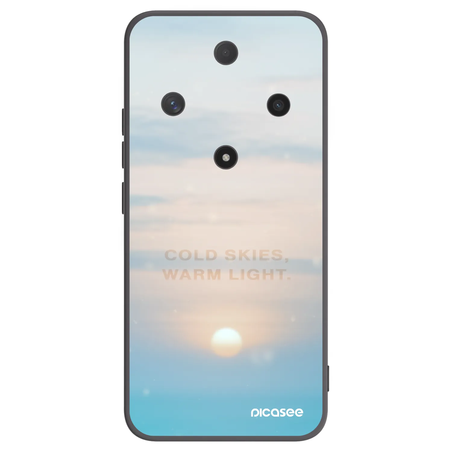 Picasee Μαύρη θήκη σιλικόνης για Honor Magic6 Lite 5G - COLD SKIES
