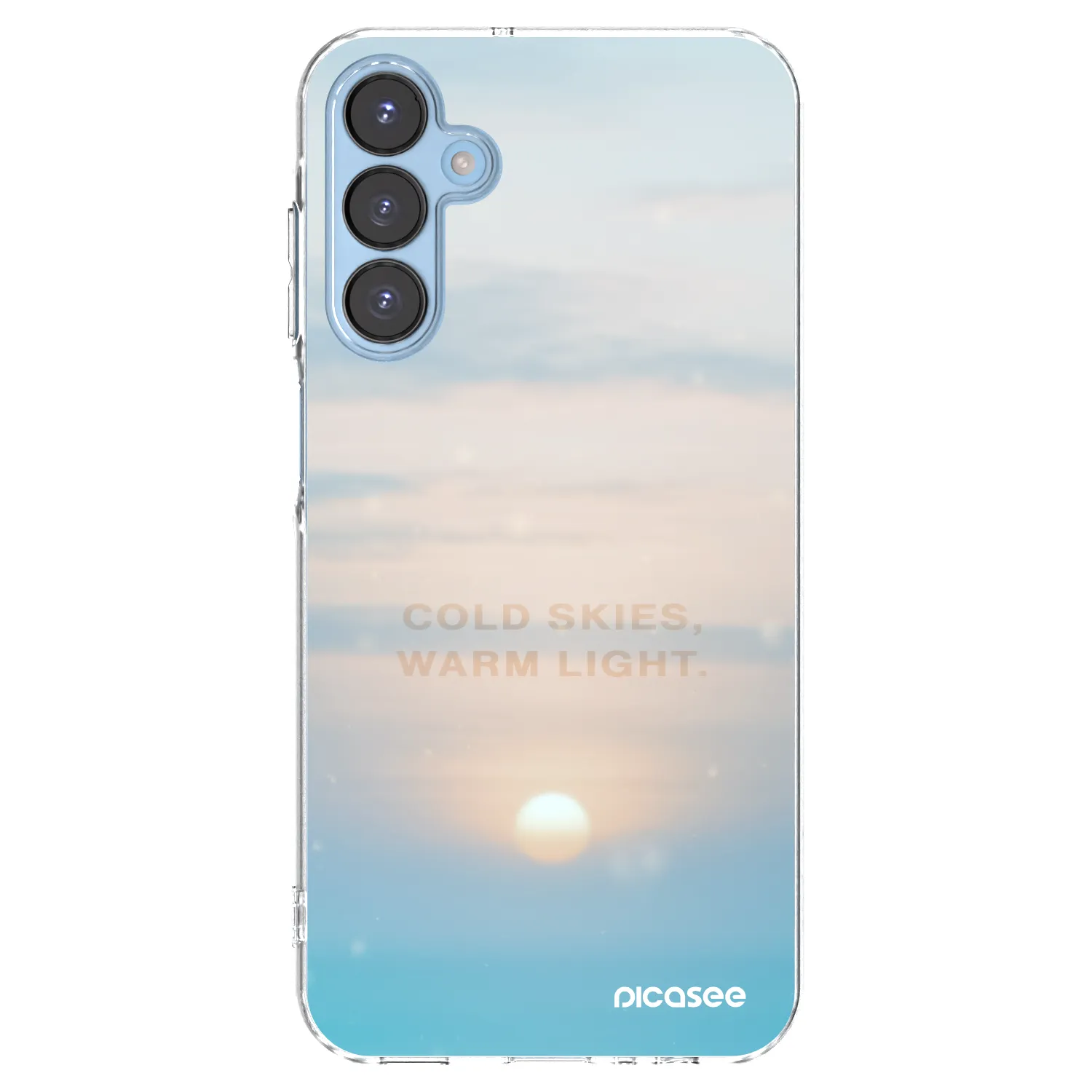 Picasee διαφανής θήκη σιλικόνης Samsung Galaxy A15 A156B 5G - COLD SKIES