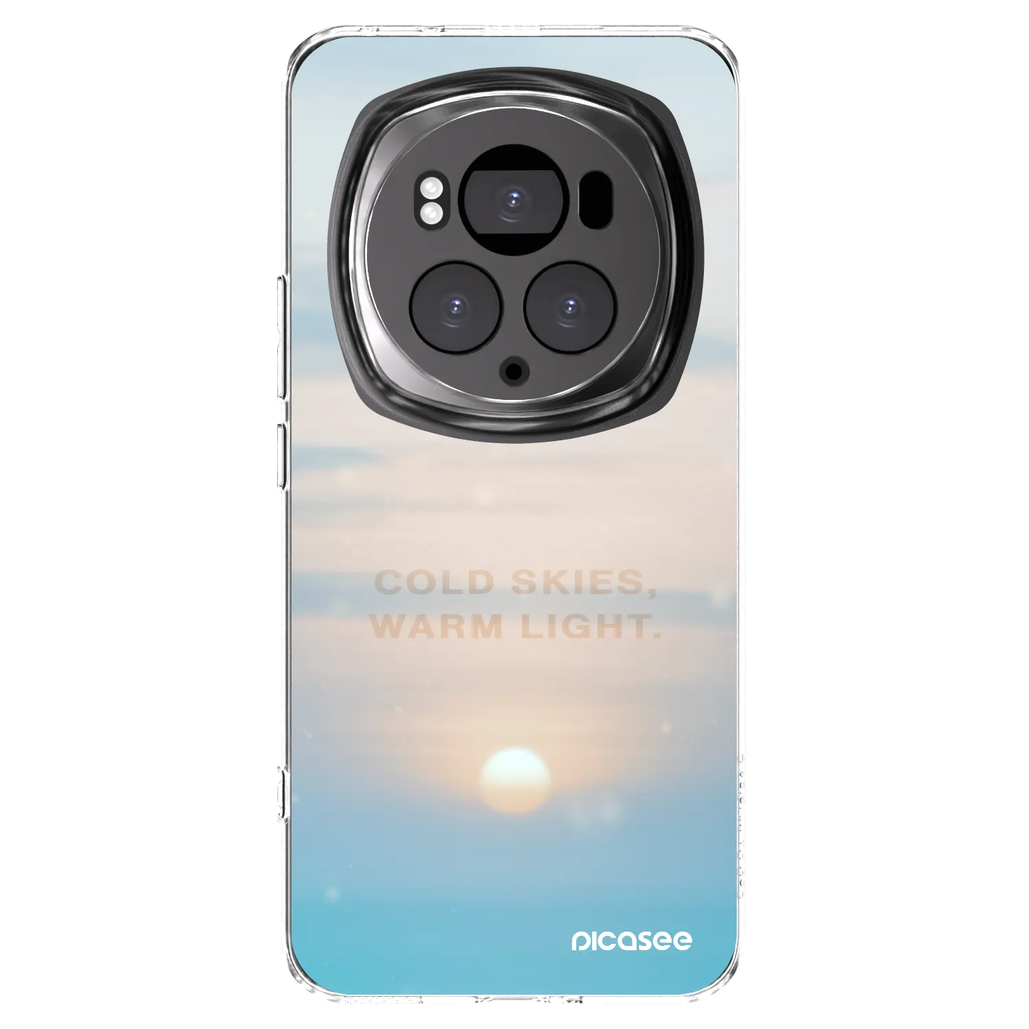 Picasee διαφανής θήκη σιλικόνης Honor Magic6 Pro - COLD SKIES