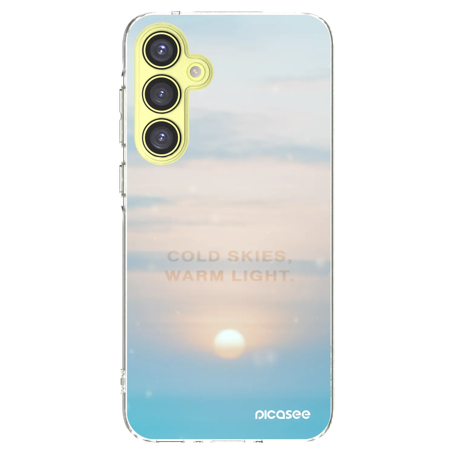Picasee διαφανής θήκη σιλικόνης Samsung Galaxy A35 5G A356B - COLD SKIES