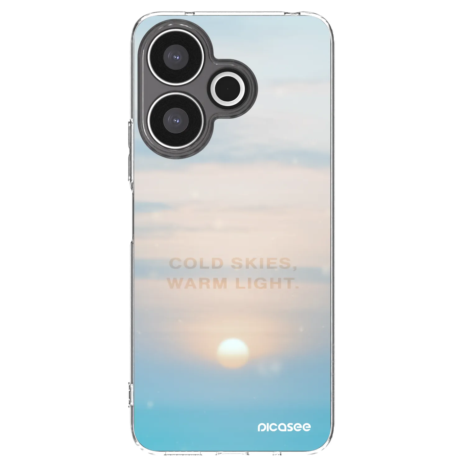 Picasee διαφανής θήκη σιλικόνης Xiaomi Redmi 13 4G - COLD SKIES