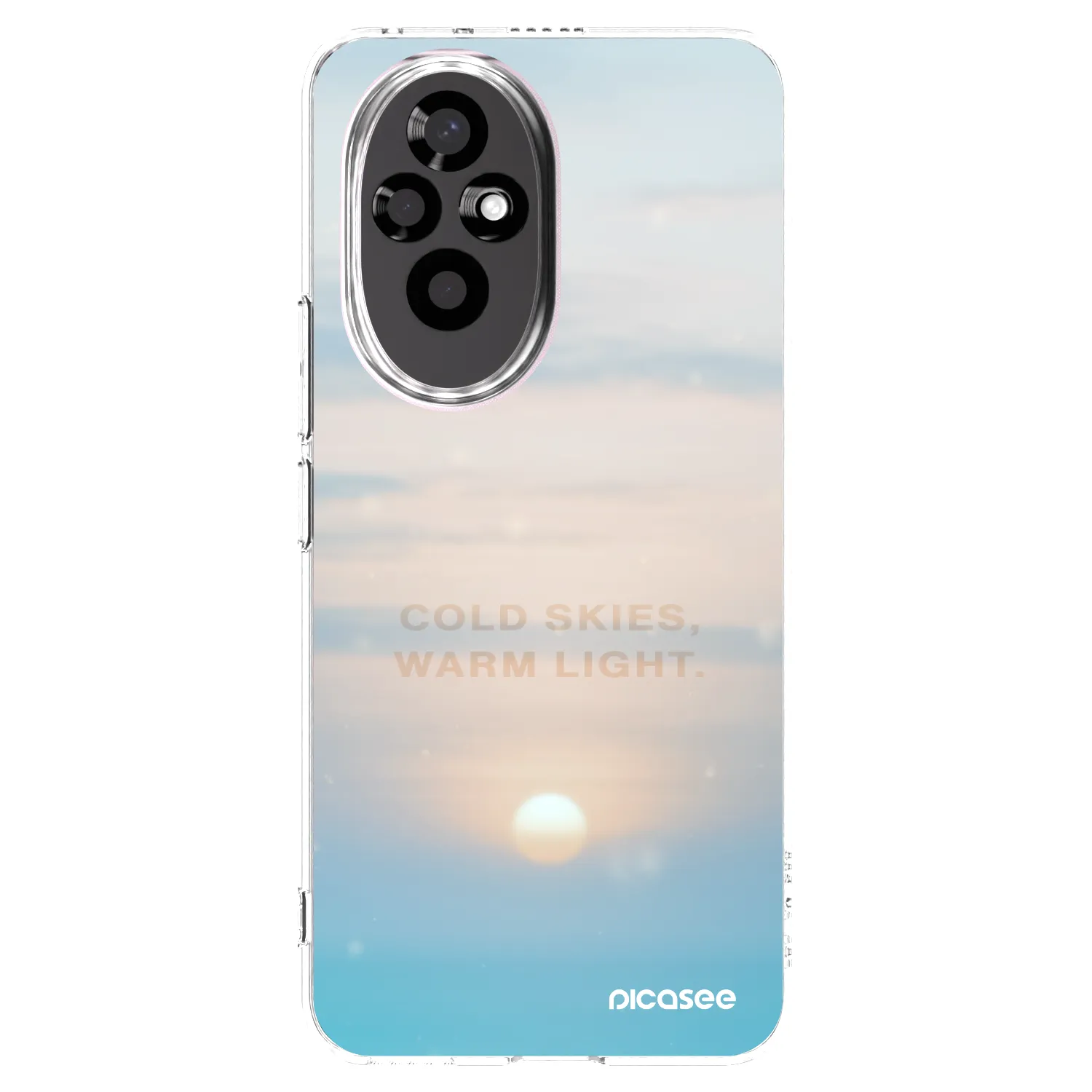 Picasee διαφανής θήκη σιλικόνης Honor 200 5G - COLD SKIES