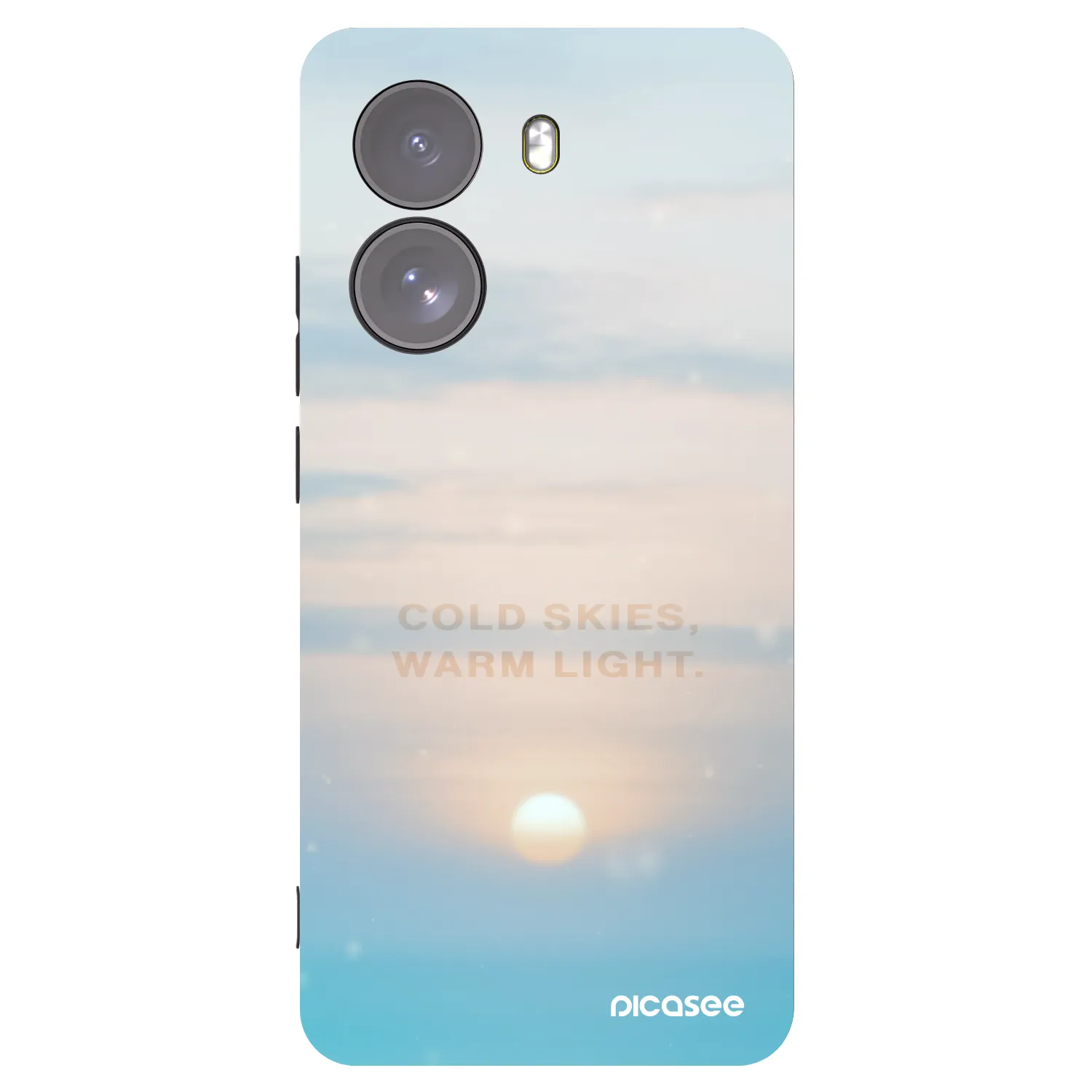 Picasee Μαύρη θήκη σιλικόνης για Xiaomi Poco X7 - COLD SKIES