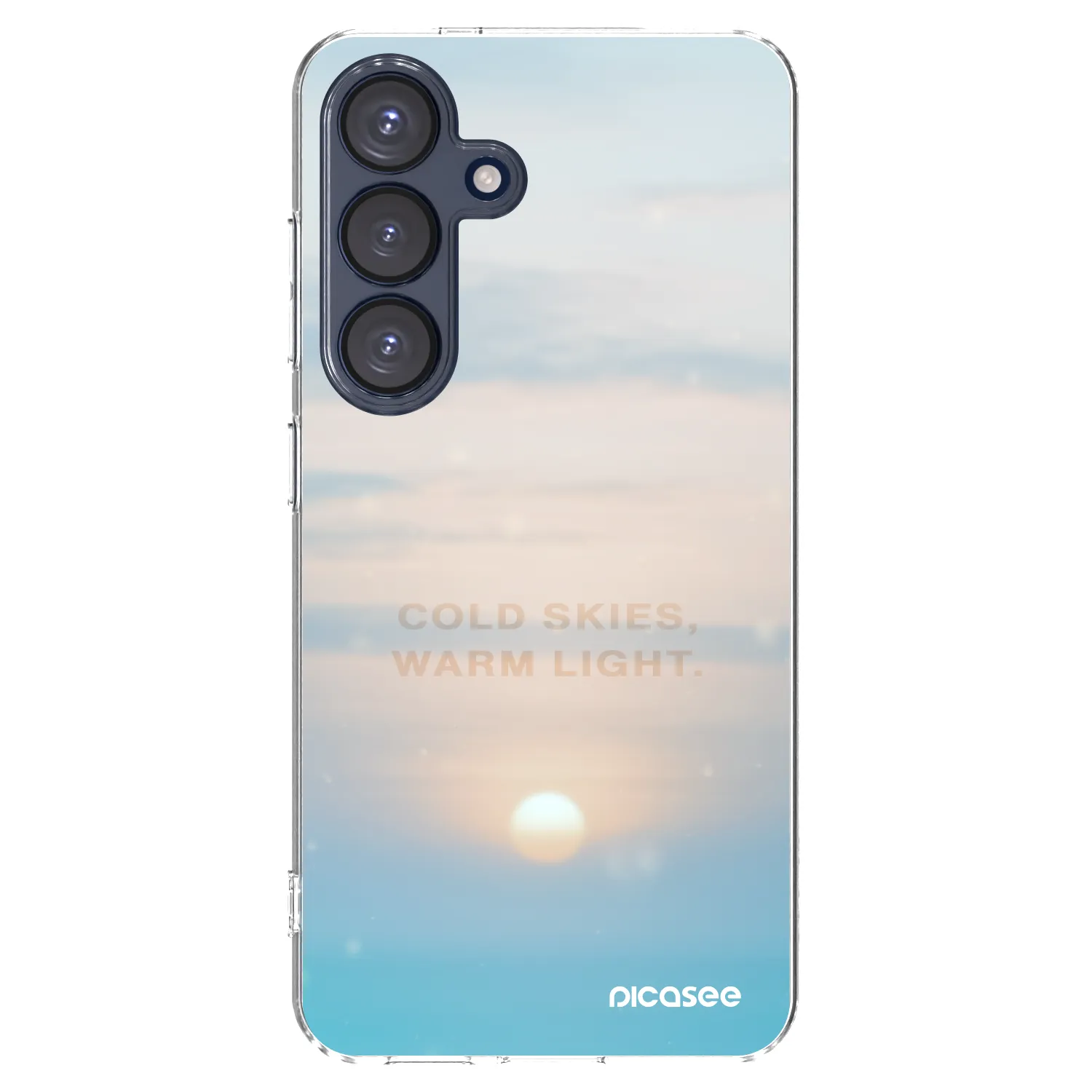 Picasee διαφανής θήκη σιλικόνης Samsung Galaxy S25 5G - COLD SKIES