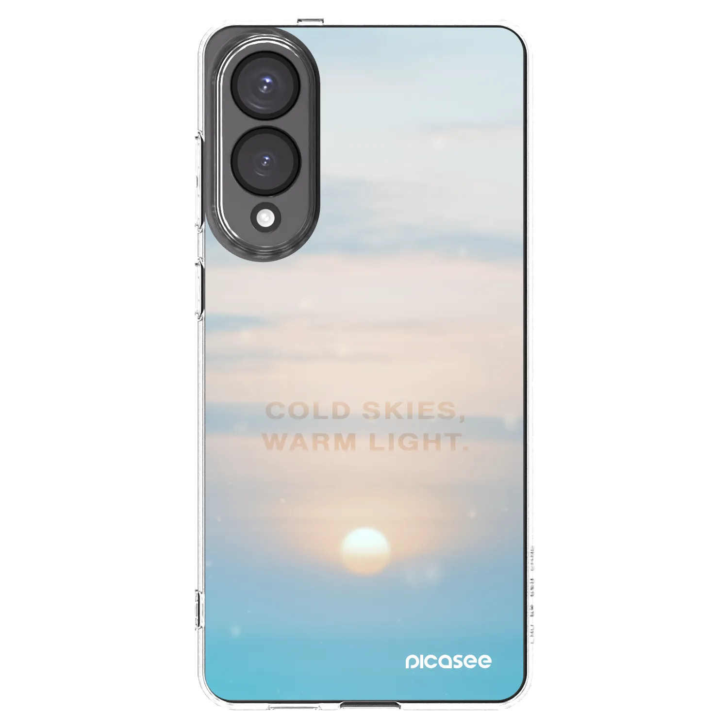 Picasee διαφανής θήκη σιλικόνης Samsung Galaxy S25 Edge 5G - COLD SKIES
