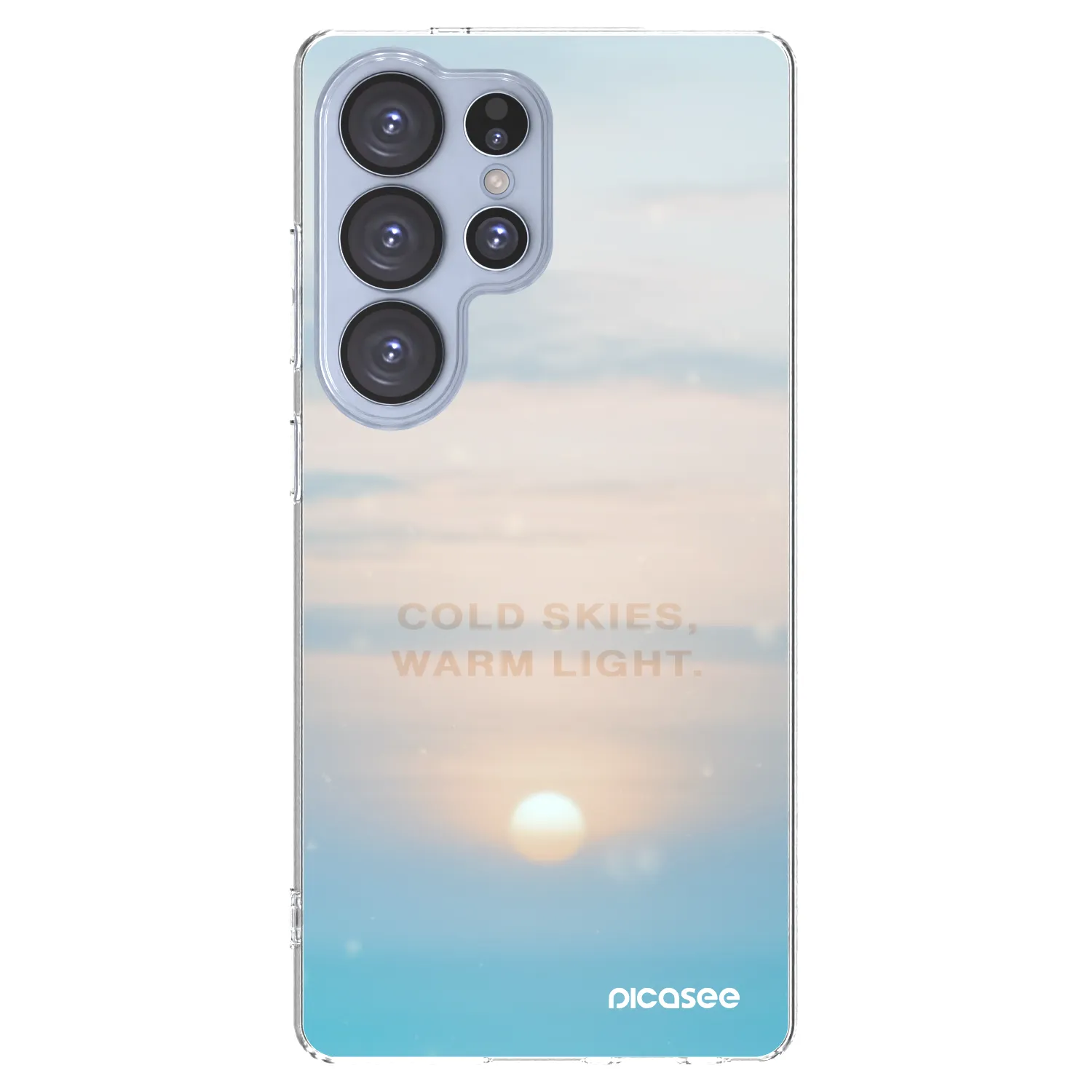 Picasee διαφανής θήκη σιλικόνης Samsung Galaxy S25 Ultra 5G - COLD SKIES