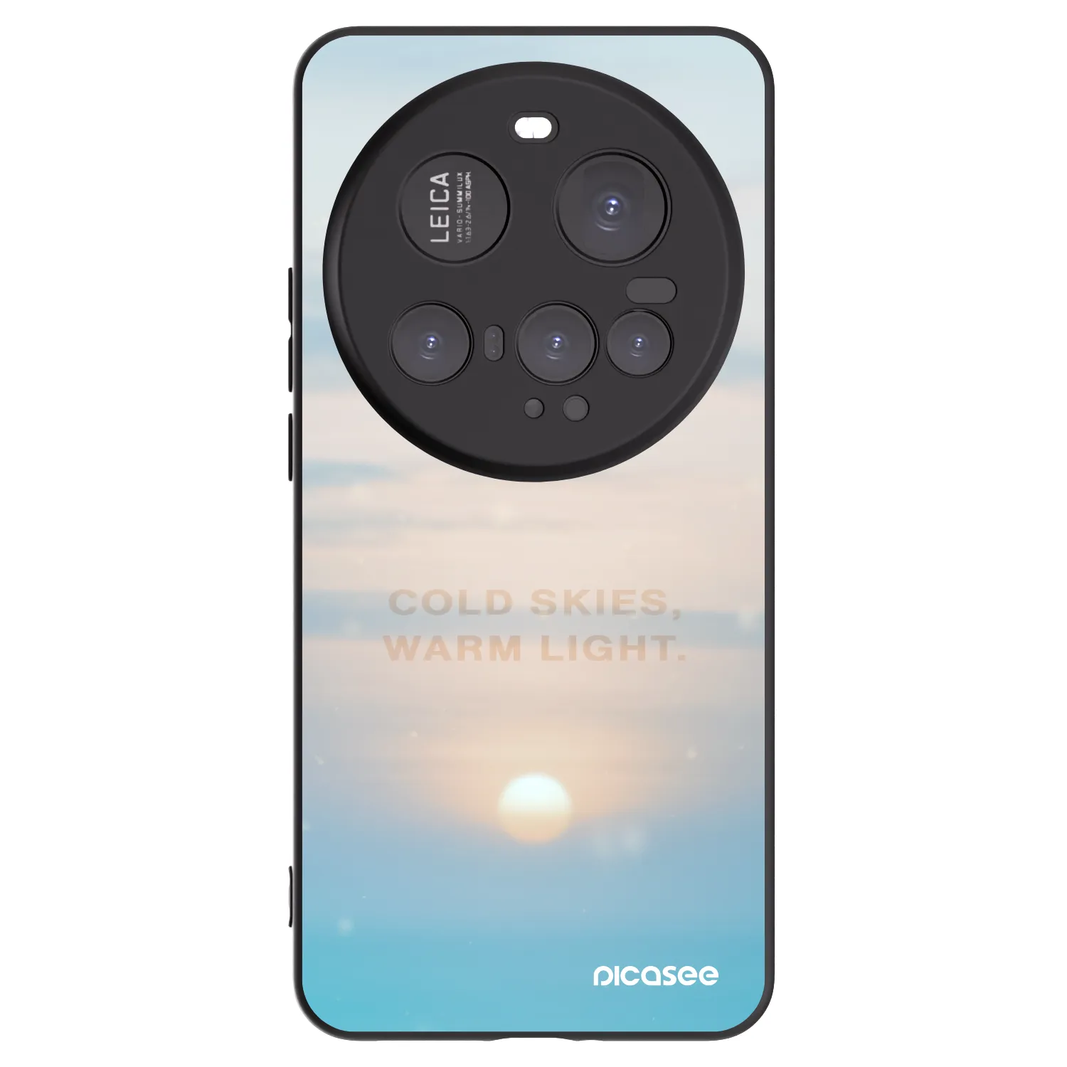 Picasee Μαύρη θήκη σιλικόνης για Xiaomi 15 Ultra - COLD SKIES