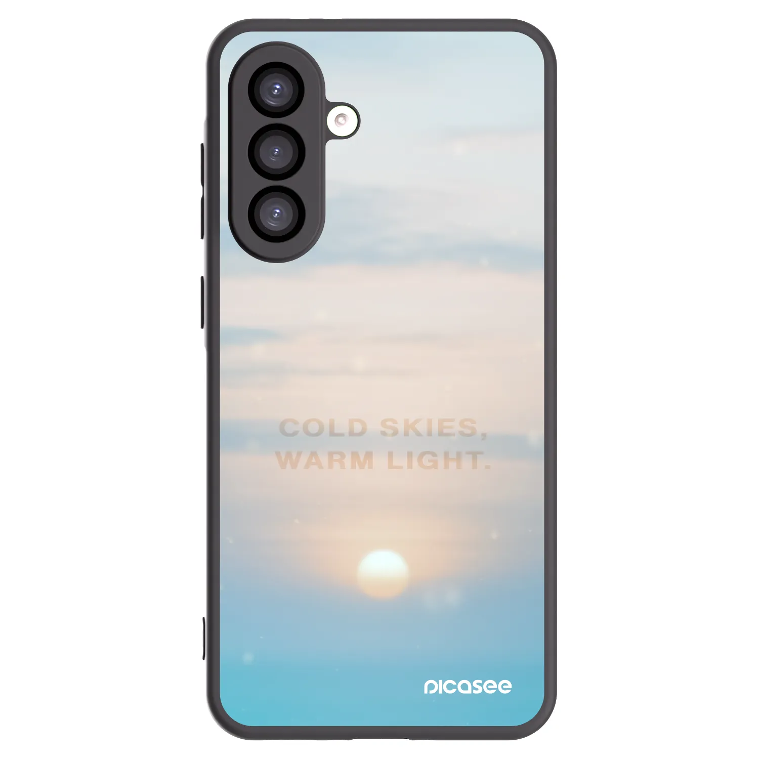 Picasee Μαύρη θήκη σιλικόνης για Samsung Galaxy A26 5G A266B - COLD SKIES