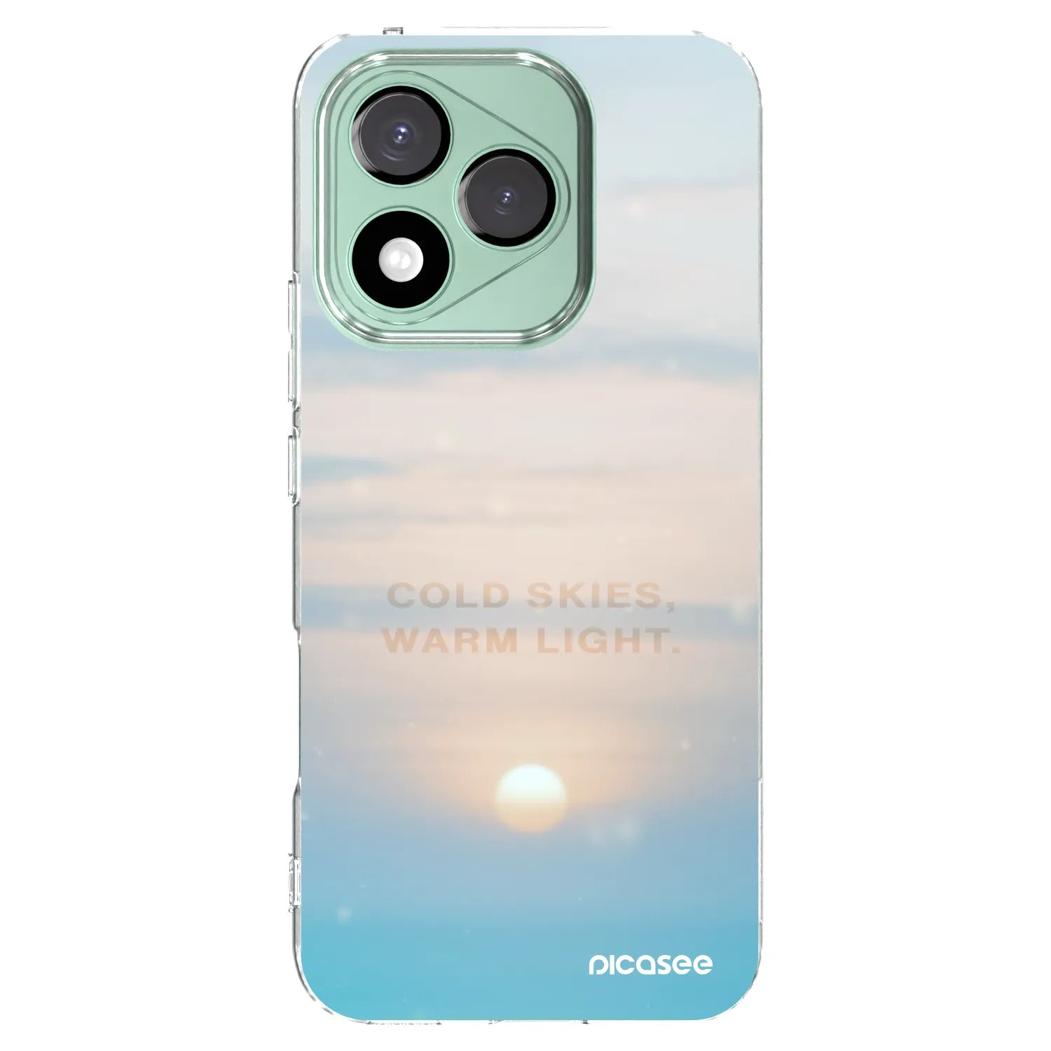 Picasee διαφανής θήκη σιλικόνης Honor 400 Lite 5G - COLD SKIES