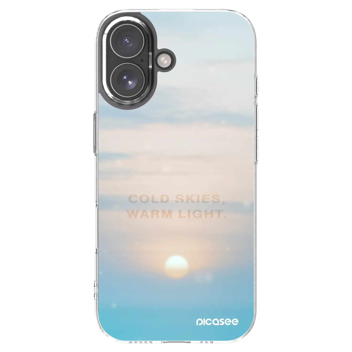 Picasee διαφανής θήκη σιλικόνης Apple iPhone 17 - COLD SKIES