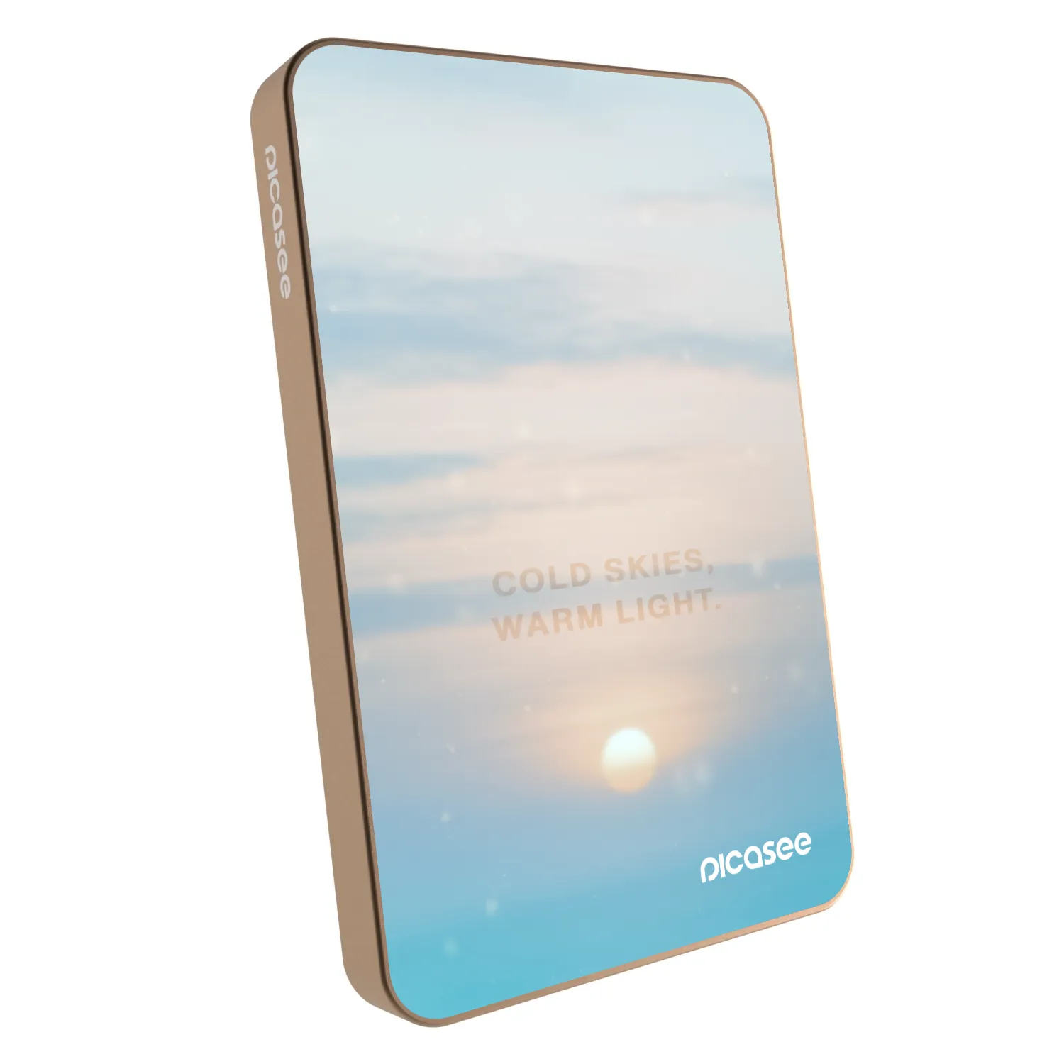Picasee Powerbank με MagSafe 5 000 mAh Χρυσαφένιος - COLD SKIES