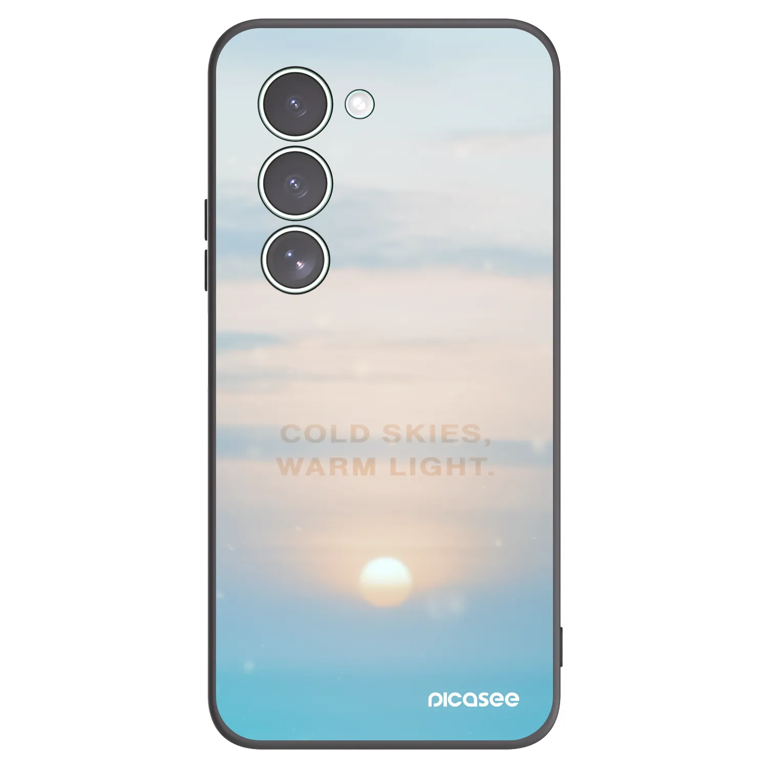 Picasee Μαύρη θήκη σιλικόνης για Xiaomi Redmi 15 5G - COLD SKIES