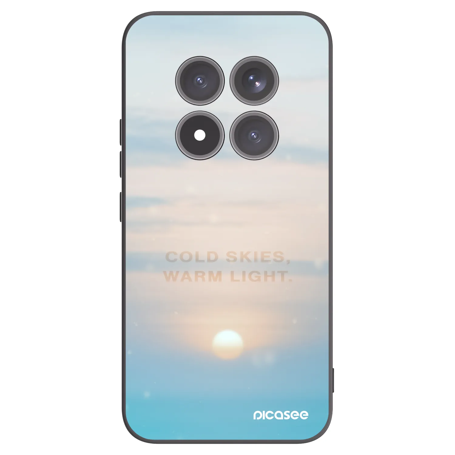 Picasee Μαύρη θήκη σιλικόνης για Xiaomi Redmi Note 15 Pro+ - COLD SKIES