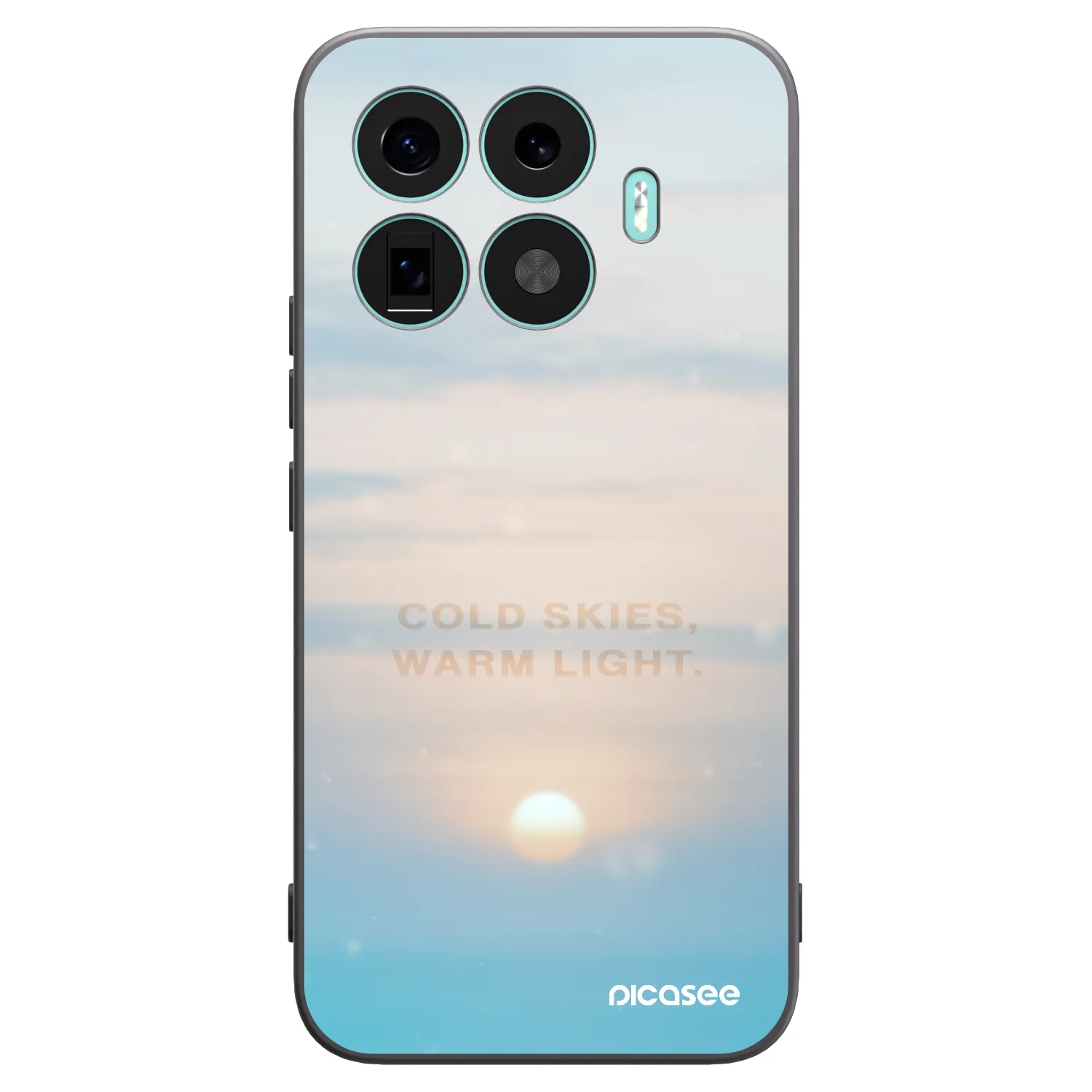 Picasee Μαύρη θήκη σιλικόνης για Xiaomi 17T Pro - COLD SKIES