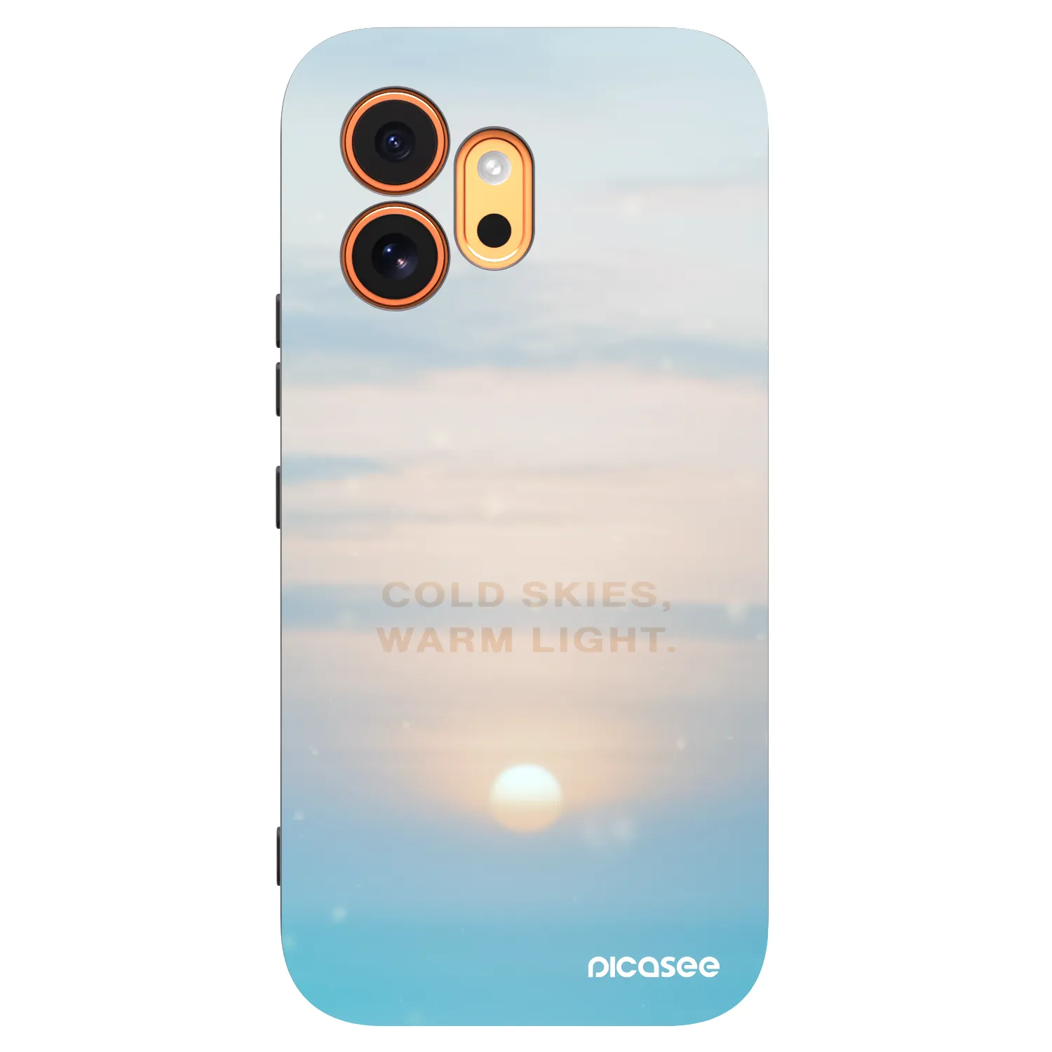 Picasee Μαύρη θήκη σιλικόνης για Honor 600 - COLD SKIES