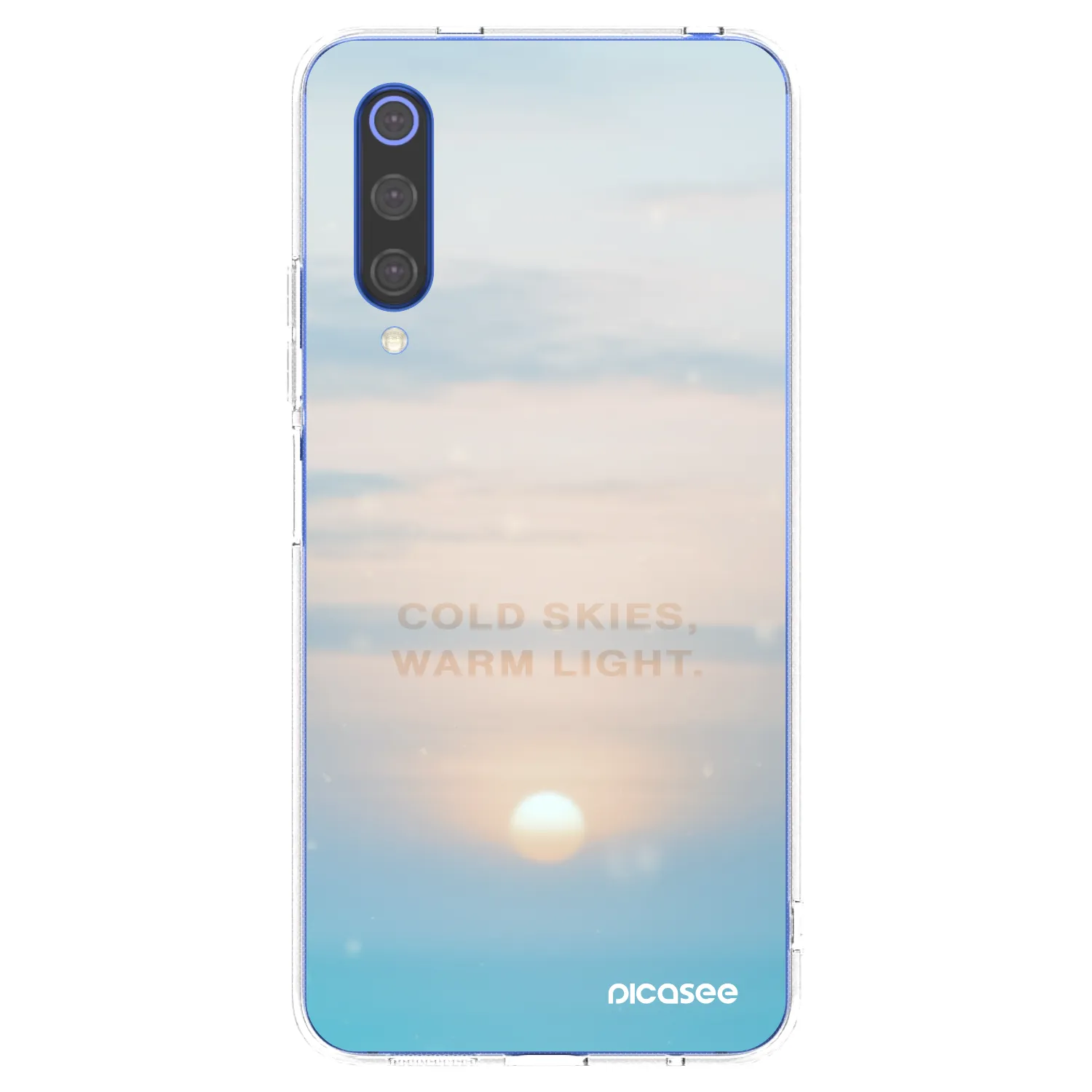 Picasee διαφανής θήκη σιλικόνης Xiaomi Mi 9 SE - COLD SKIES