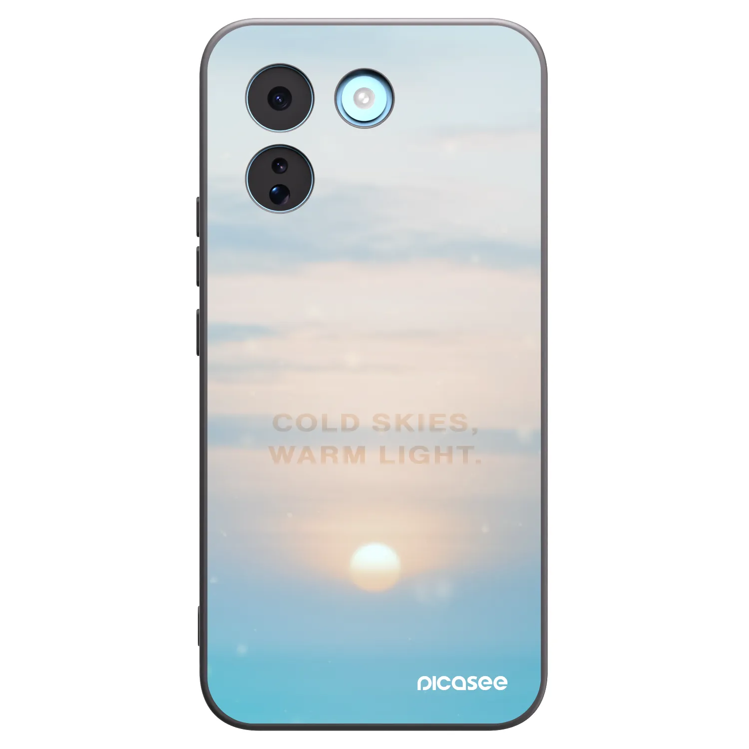 Picasee Μαύρη θήκη σιλικόνης για Xiaomi Redmi Note 17 Pro MAX 5G - COLD SKIES
