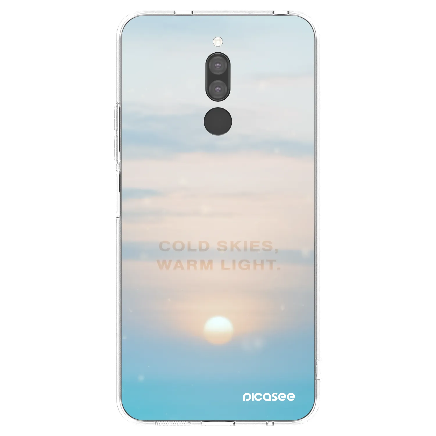 Picasee διαφανής θήκη σιλικόνης Xiaomi Redmi 8 - COLD SKIES