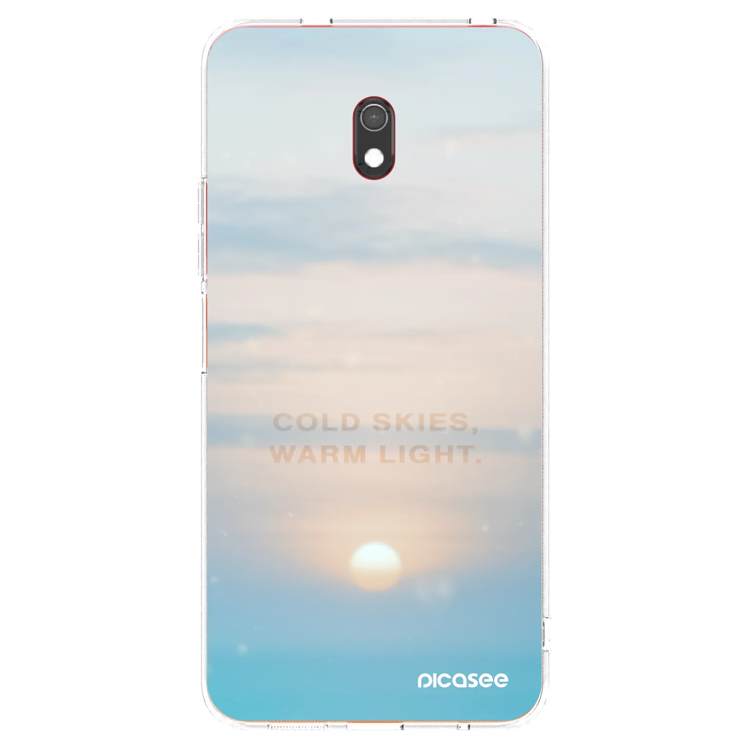 Picasee διαφανής θήκη σιλικόνης Xiaomi Redmi 8A - COLD SKIES