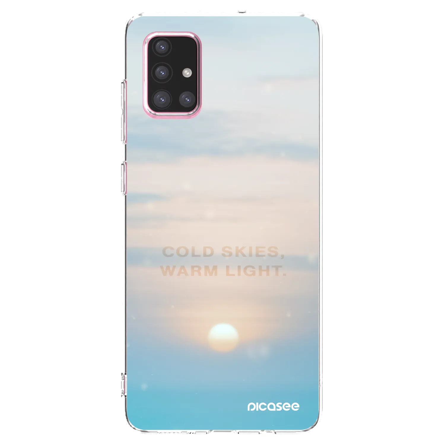 Picasee διαφανής θήκη σιλικόνης Samsung Galaxy A71 A715F - COLD SKIES