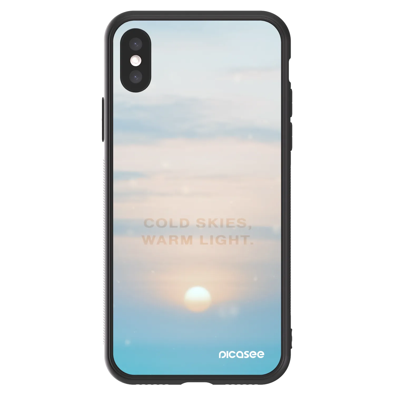 Picasee ULTIMATE CASE για Apple iPhone X/XS - COLD SKIES