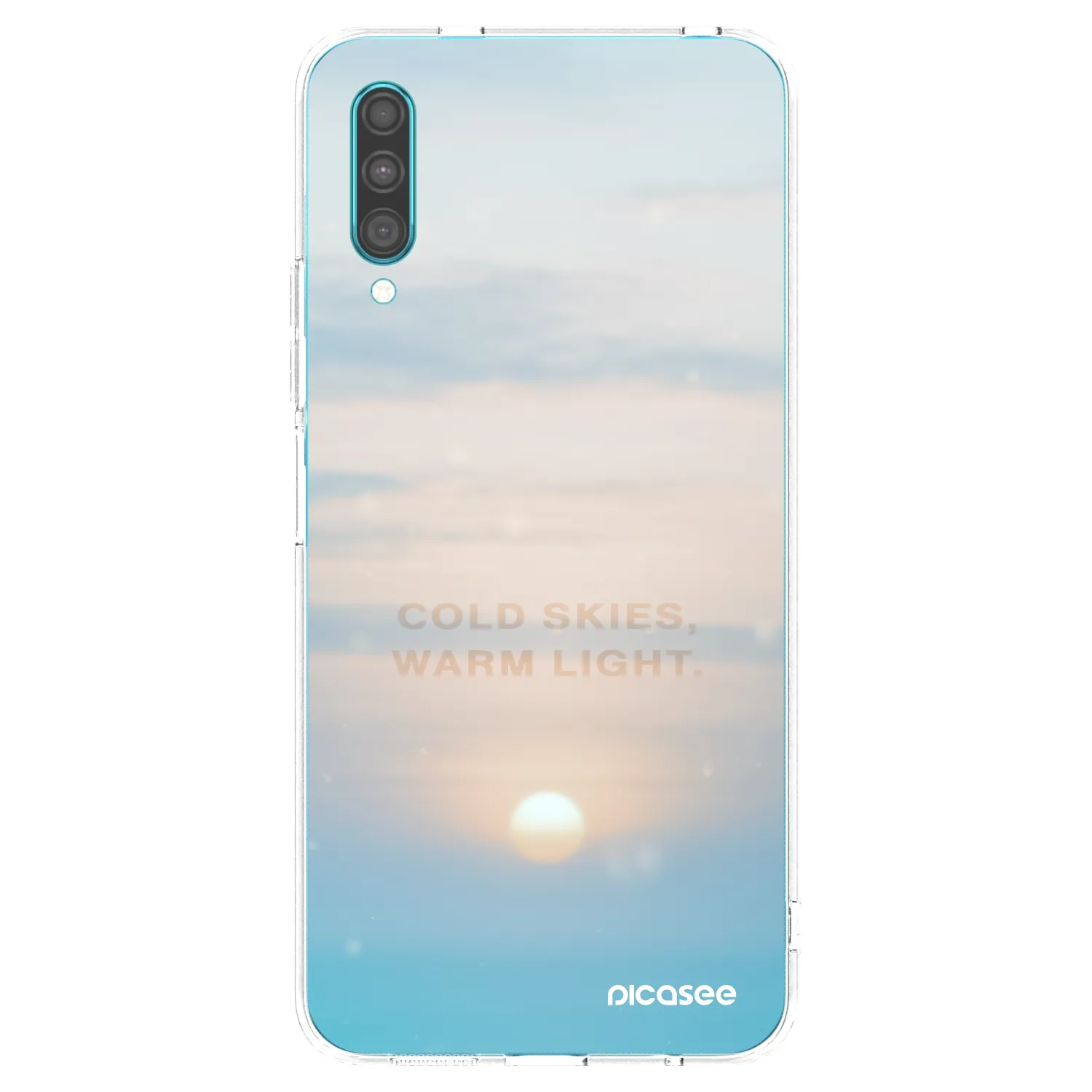 Picasee διαφανής θήκη σιλικόνης Samsung Galaxy A30s A307F - COLD SKIES