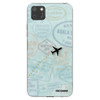 Picasee διαφανής θήκη σιλικόνης Huawei Y5P - FLIGHT PATH