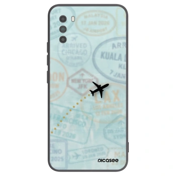 Picasee Μαύρη θήκη σιλικόνης για Xiaomi Poco M3 - FLIGHT PATH