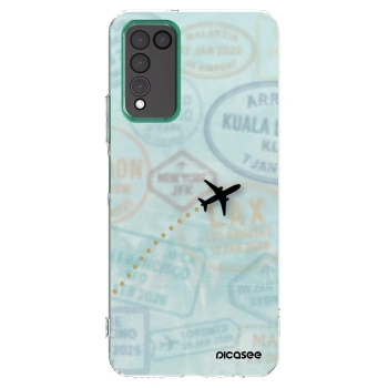 Picasee διαφανής θήκη σιλικόνης Honor 10X Lite - FLIGHT PATH